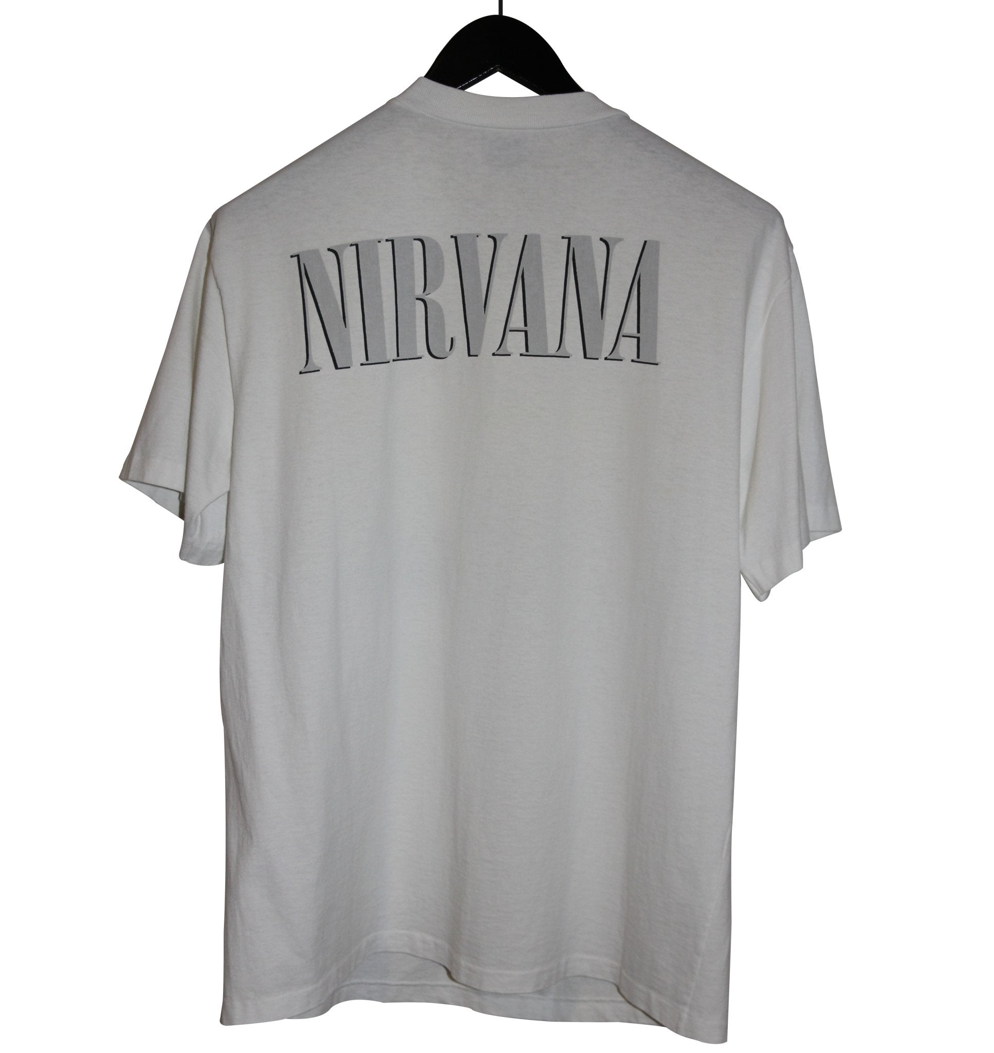 Nirvana 1996 Band Portrait Shirt - Faded AU
