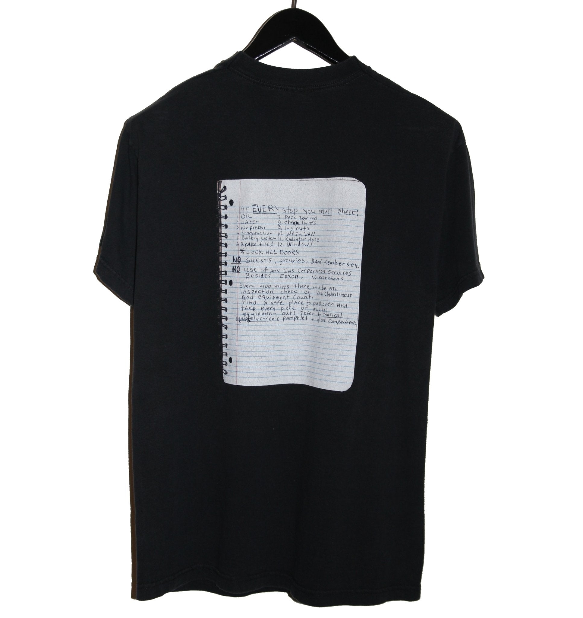 Nirvana 2003 Notepad Shirt - Faded AU