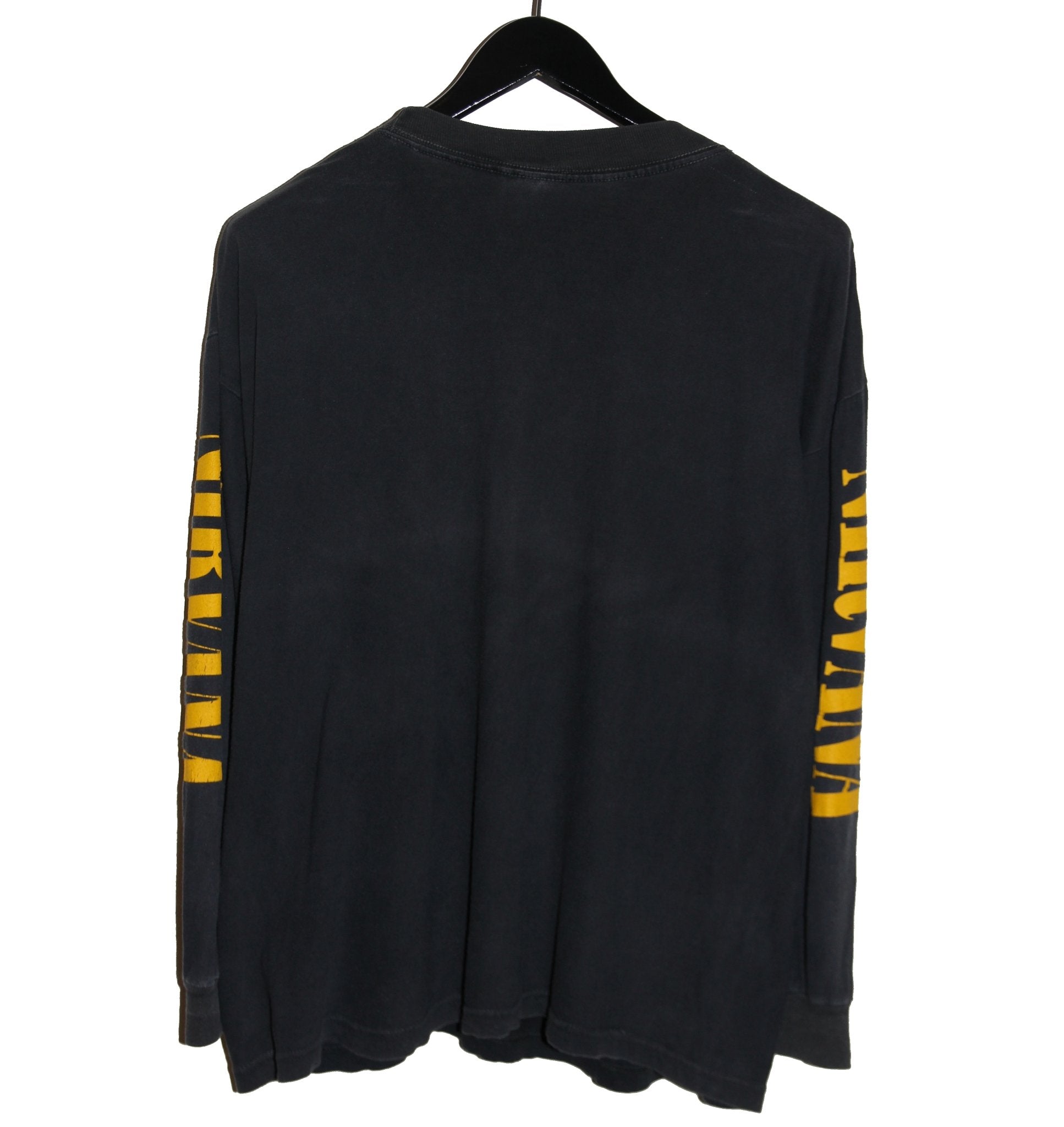 Nirvana 90's Smiley Long Sleeve - Faded AU