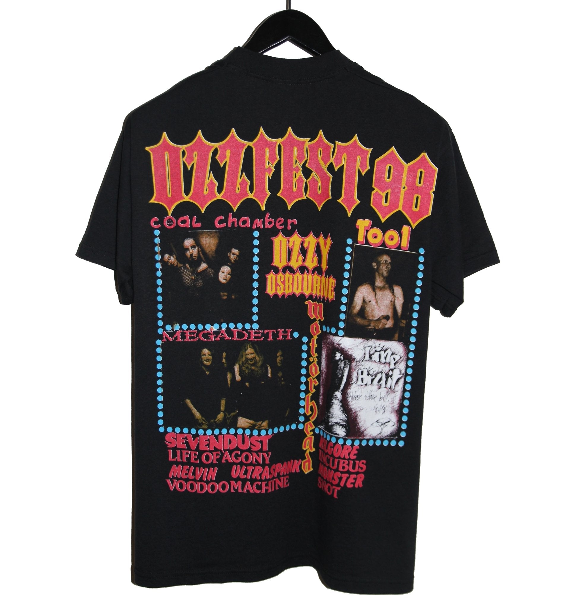 Ozzy Osbourne 1998 Ozzyfest Bootleg Shirt - Faded AU