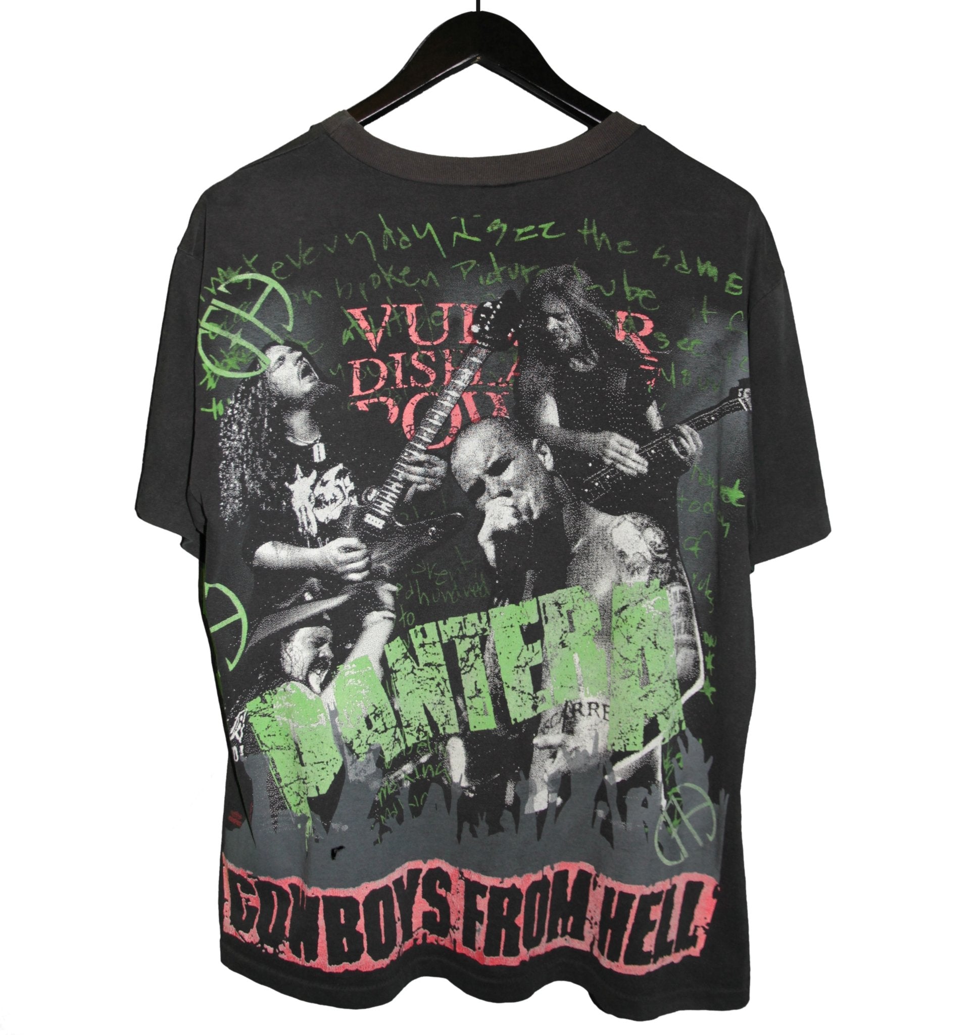 Pantera 1992 Cowboys From Hell All-Over Print Shirt - Faded AU