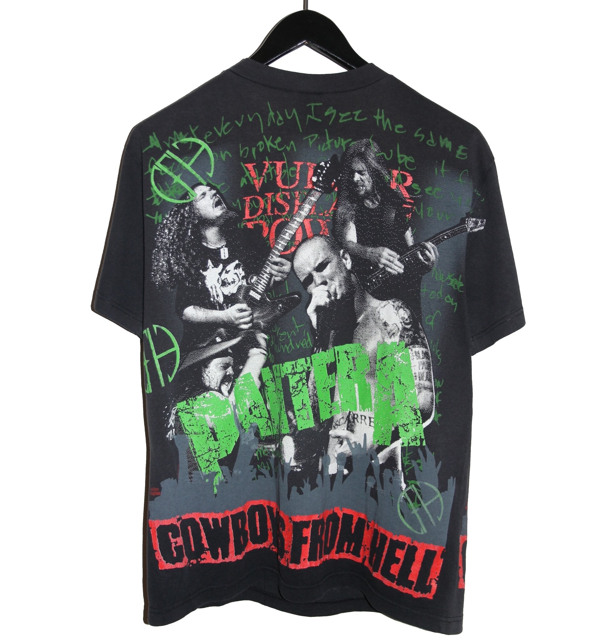 Pantera 1992 Cowboys From Hell All-Over Print Shirt - Faded AU