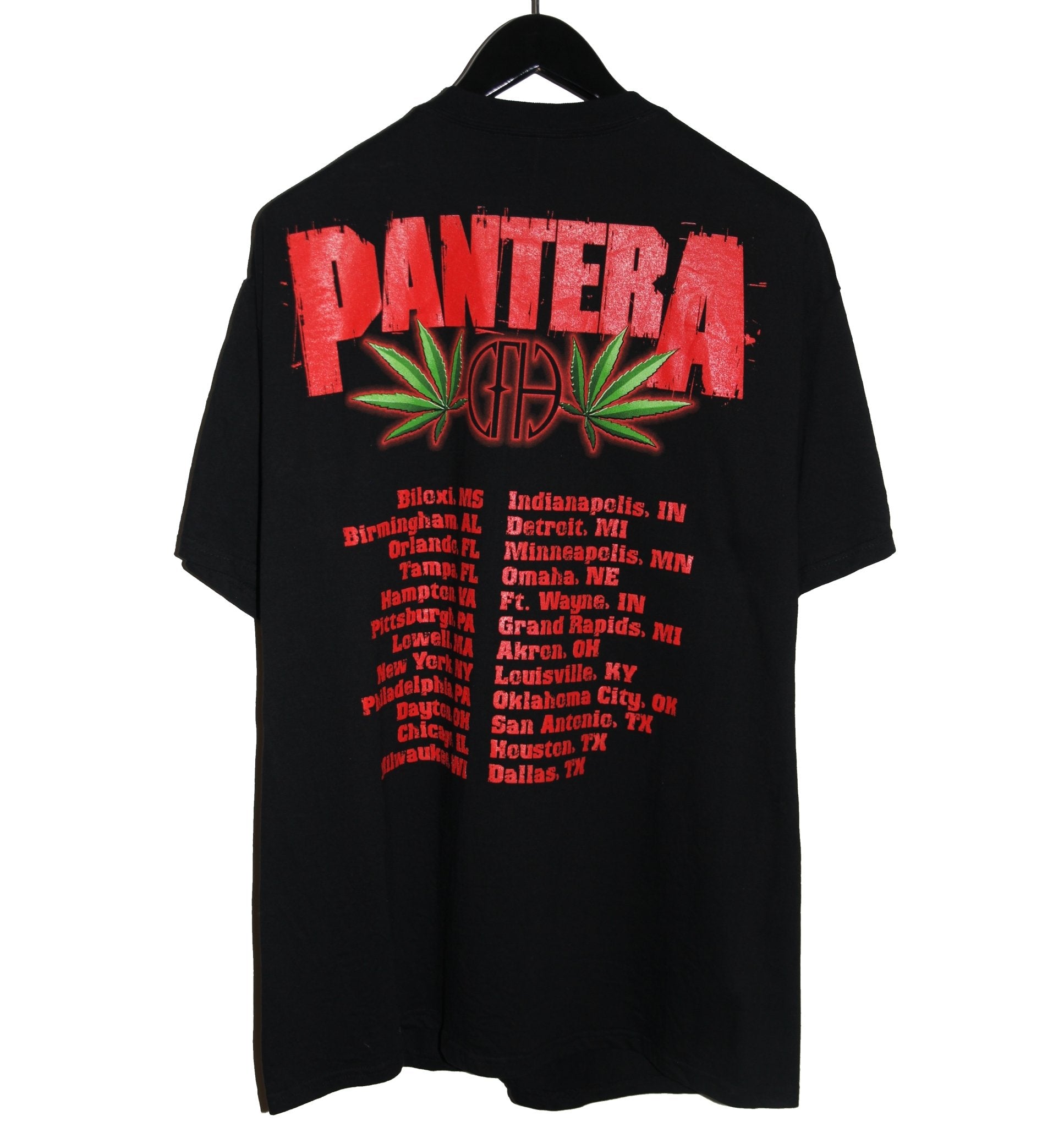 Pantera 1999 Flag & Bones Shirt - Faded AU