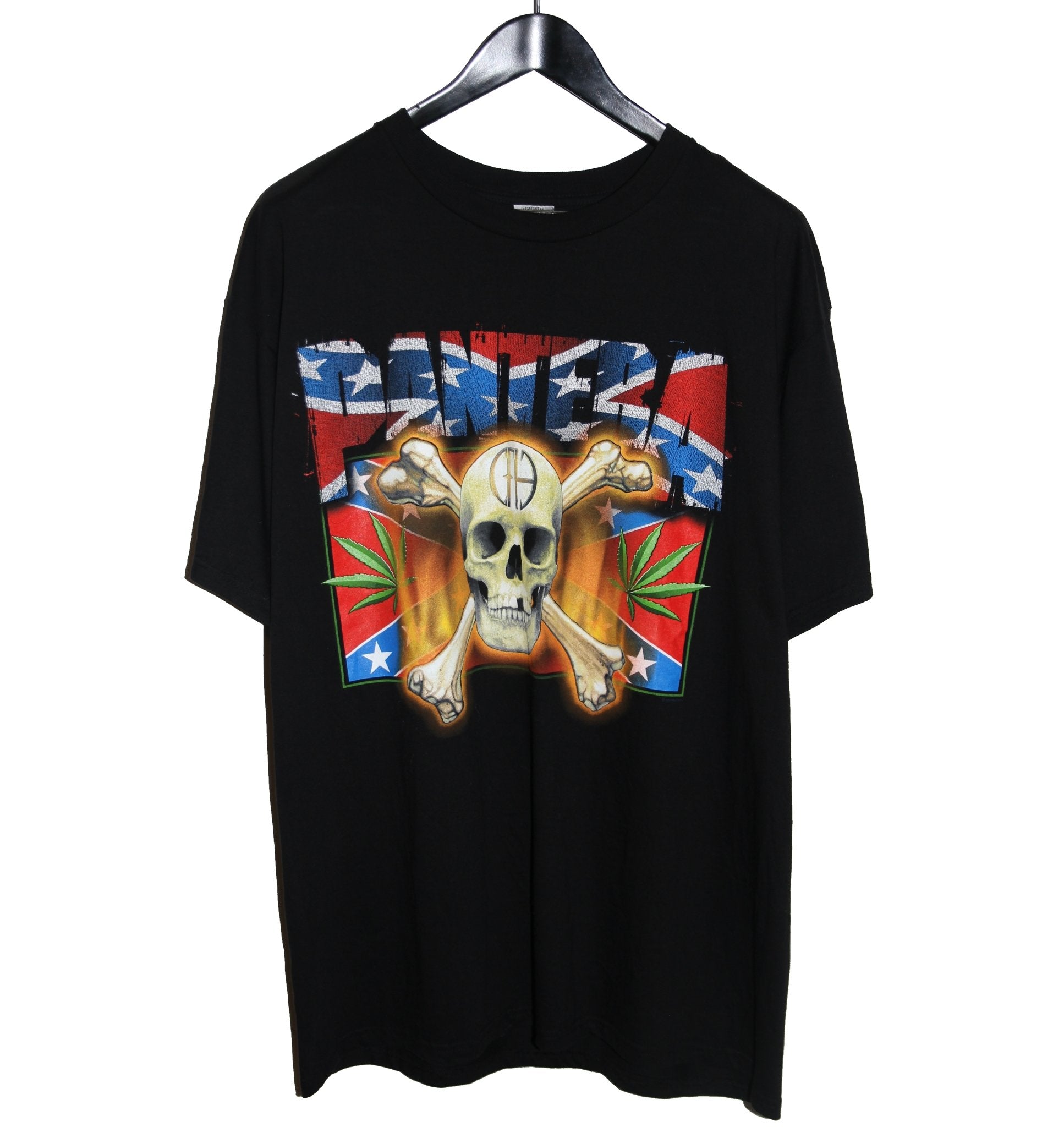 Pantera 1999 Flag & Bones Shirt - Faded AU