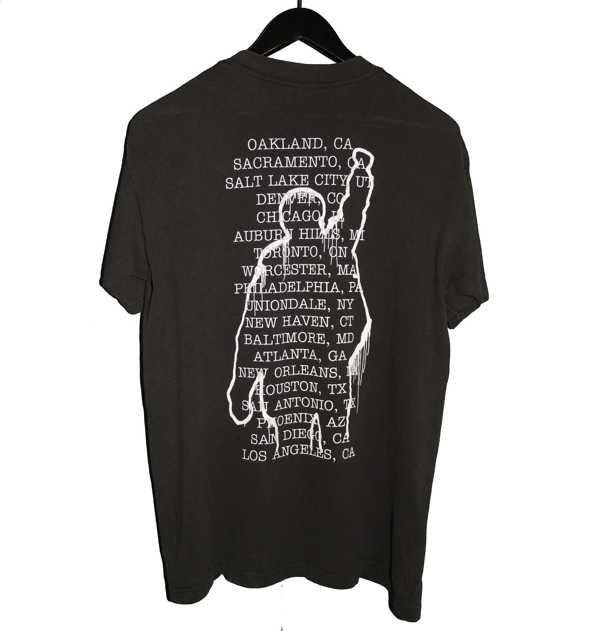 Rage Against the Machine 1999 The Battle of Los Angeles Shirt - Faded AU