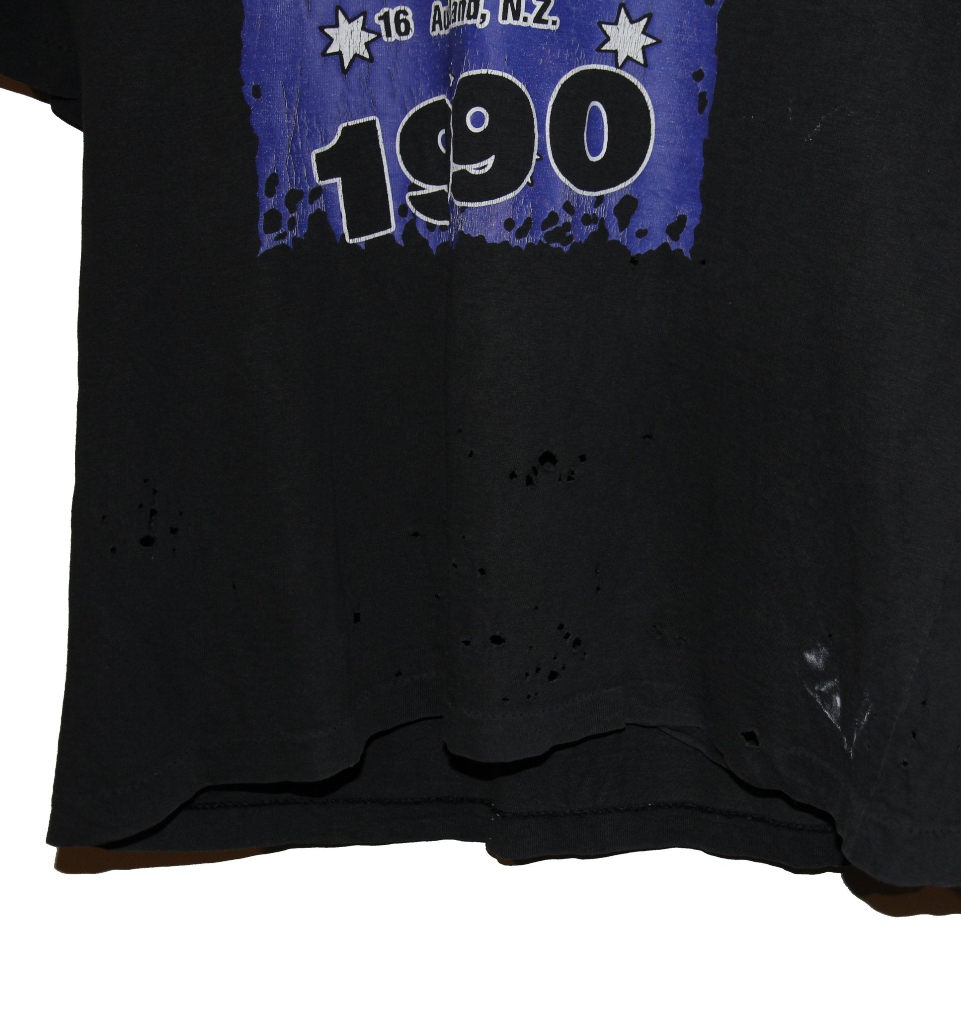 Skid Row 1990 Skids Across Australia Tour Shirt - Faded AU