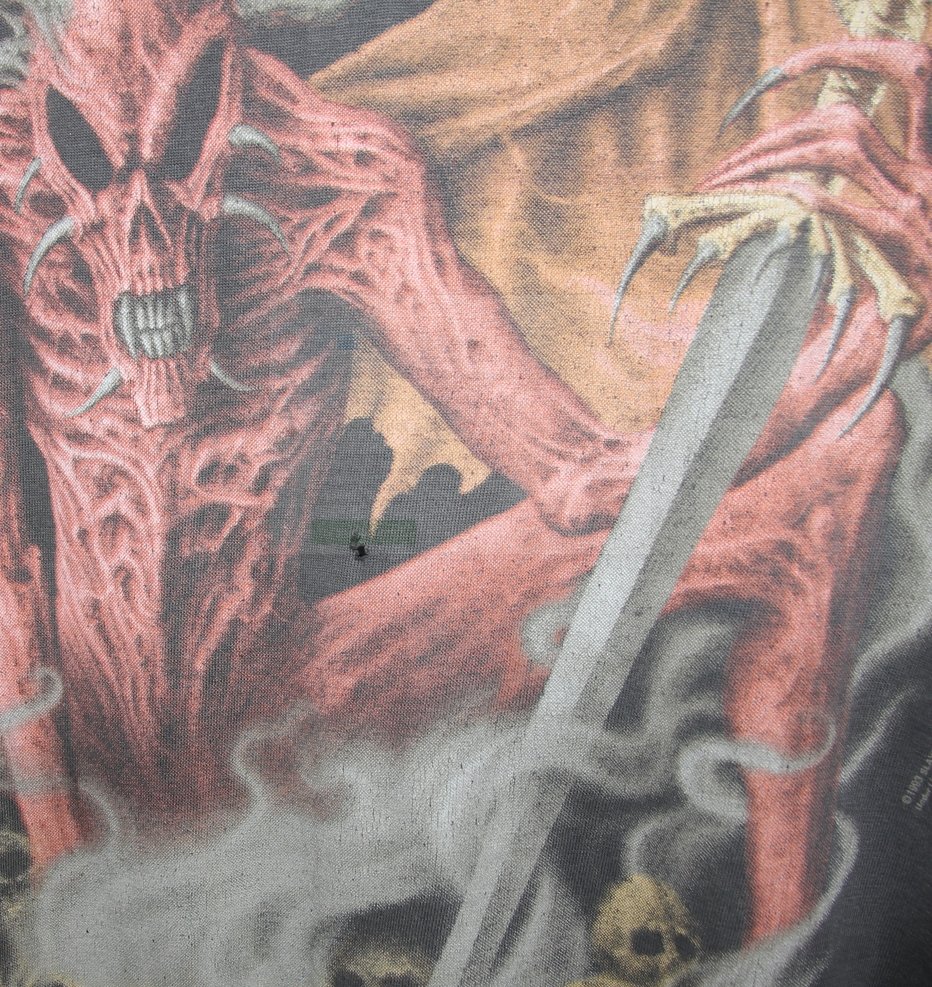 Slayer 1993 Pink Demon All Over Print Shirt - Faded AU