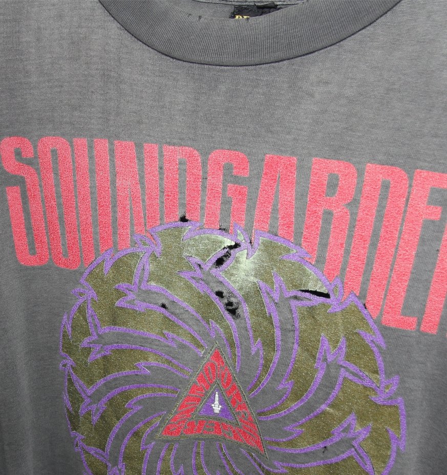 Soundgarden 1991 Badmotorfinger Album Shirt - Faded AU