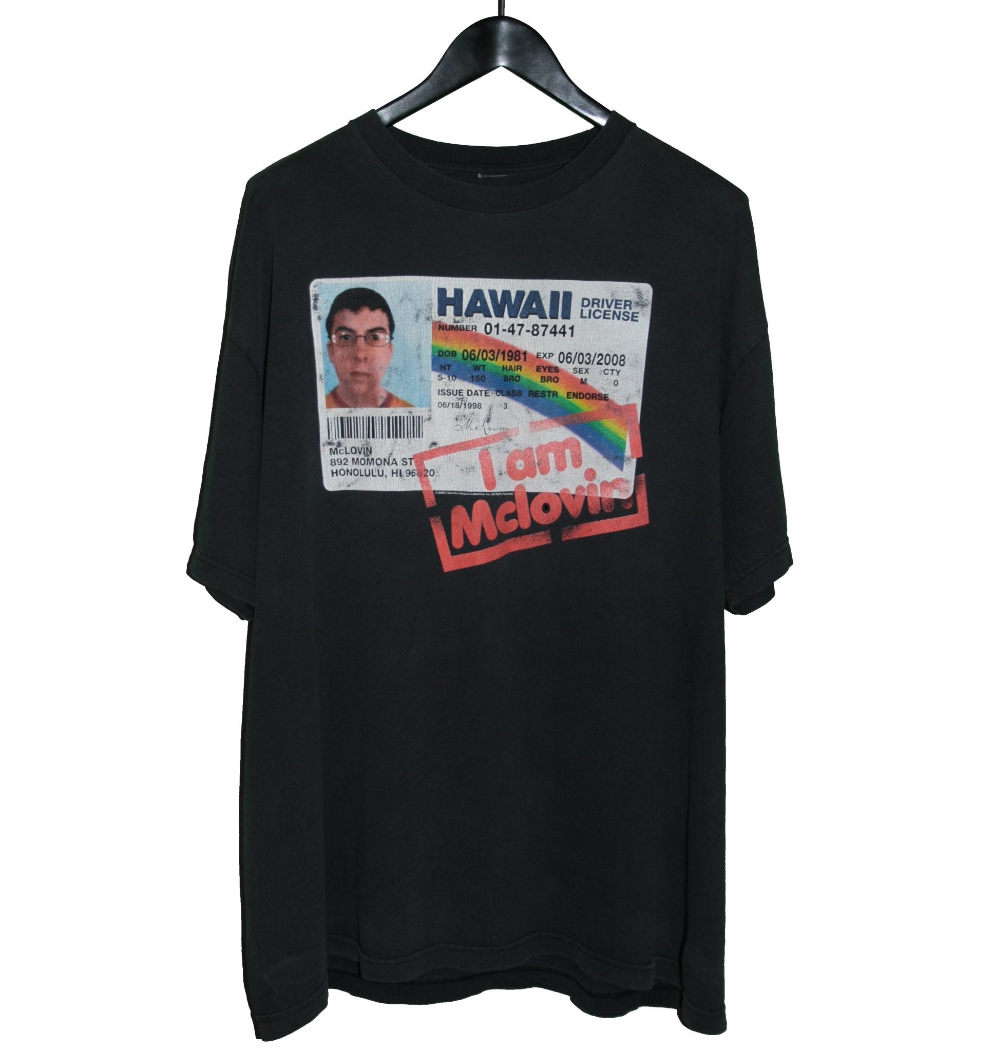 Superbad 2008 I Am McLovin Movie Shirt - Faded AU