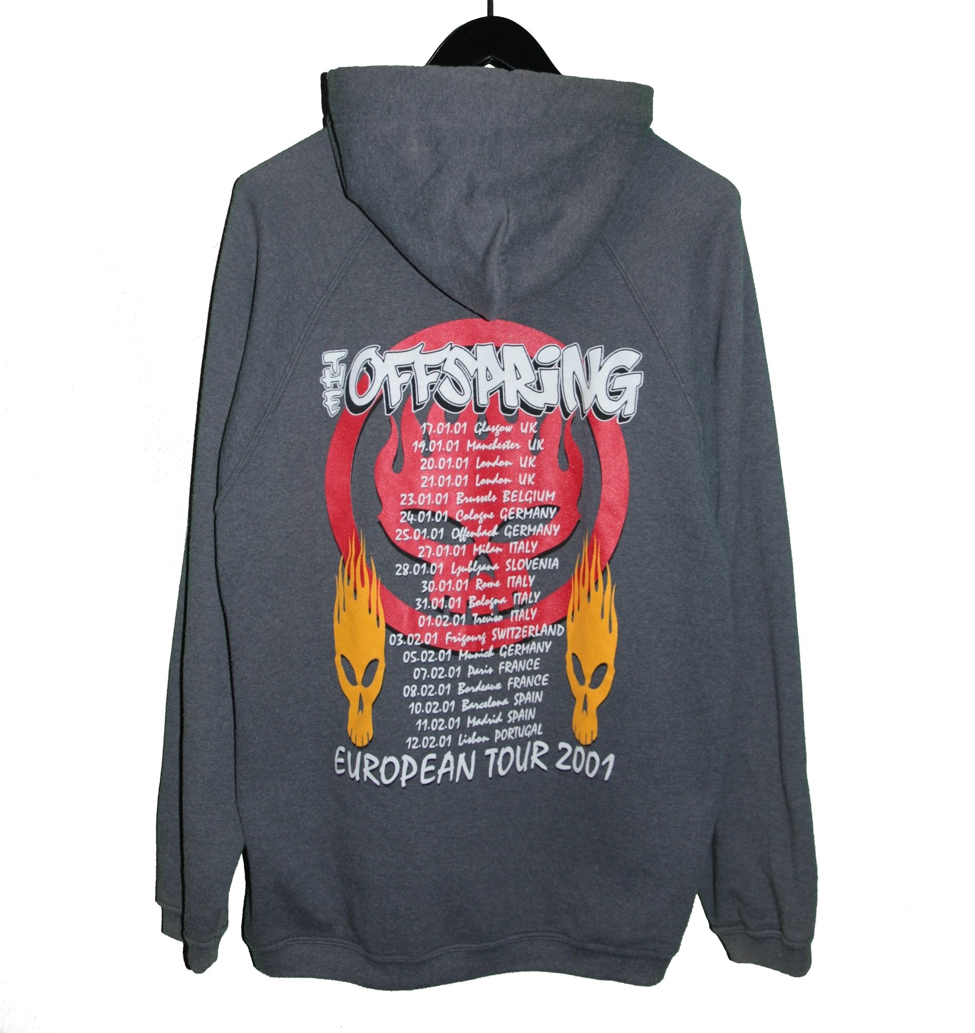 The Offspring 2001 European Tour Hoodie - Faded AU