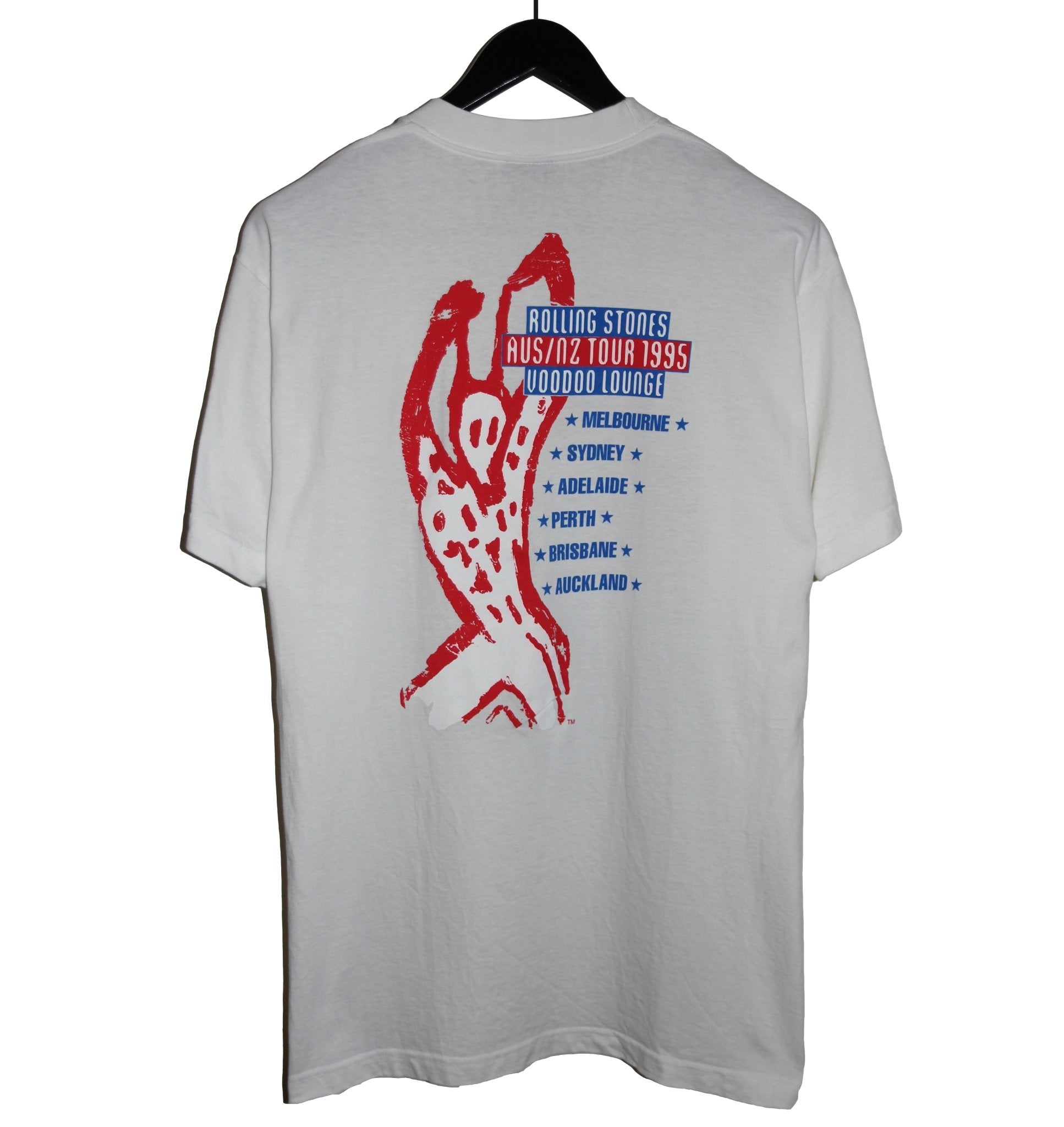 The Rolling Stones 1994/95 Voodoo Lounge Australian Tour Shirt - Faded AU