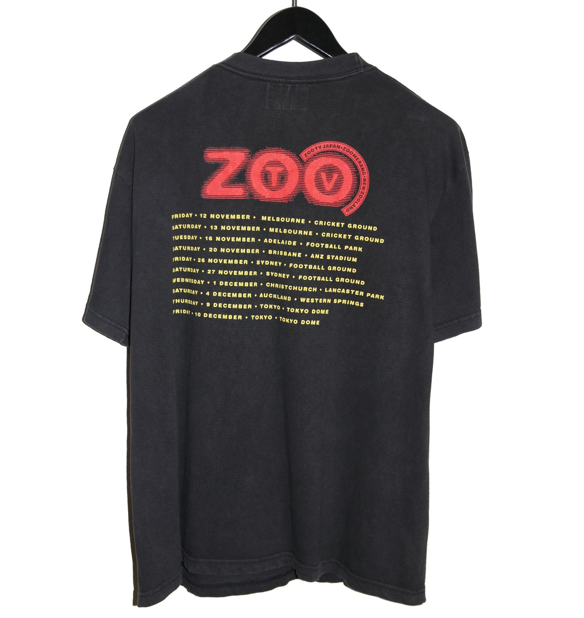 U2 1993 Zoo TV Tour Shirt - Faded AU