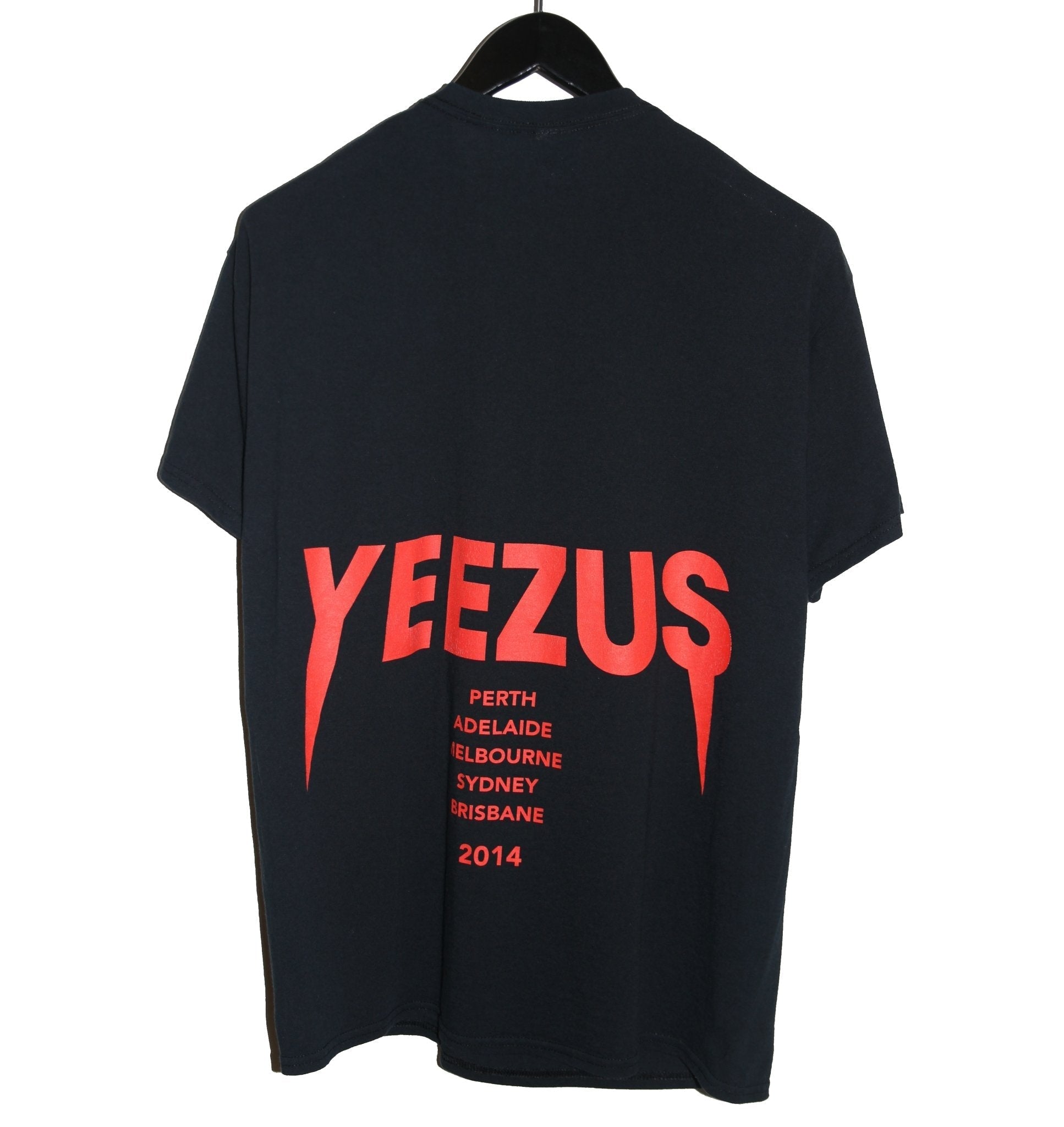 Yeezus 2014 Reaper Australian Tour Shirt LARGE - Faded AU