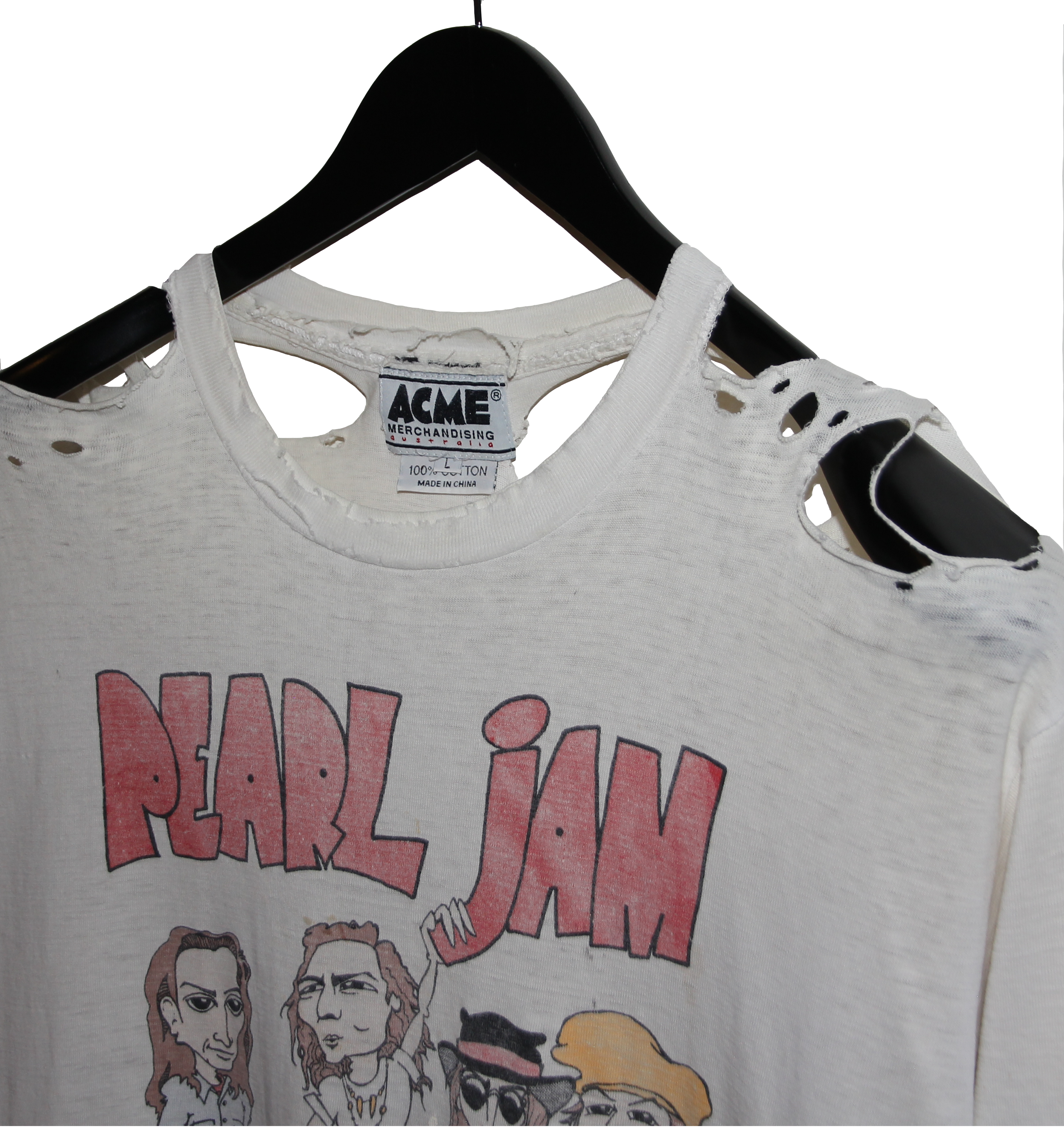 Pearl Jam 1992 World Jam Tour Shirt