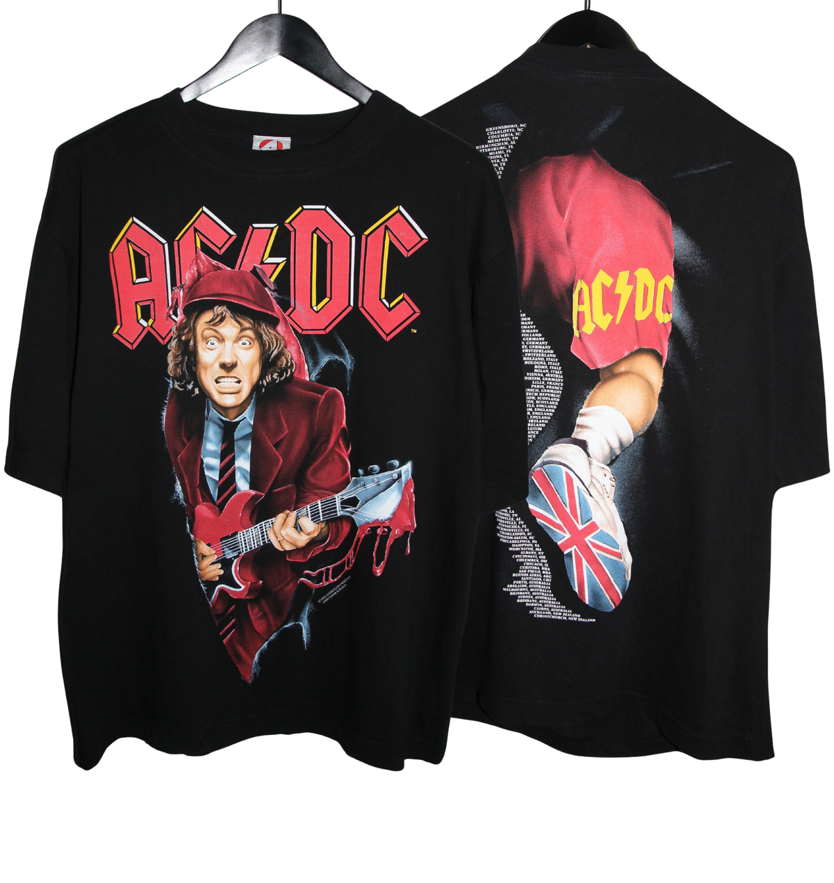 ACDC 1993 Angus Young Worldwide Tour Shirt