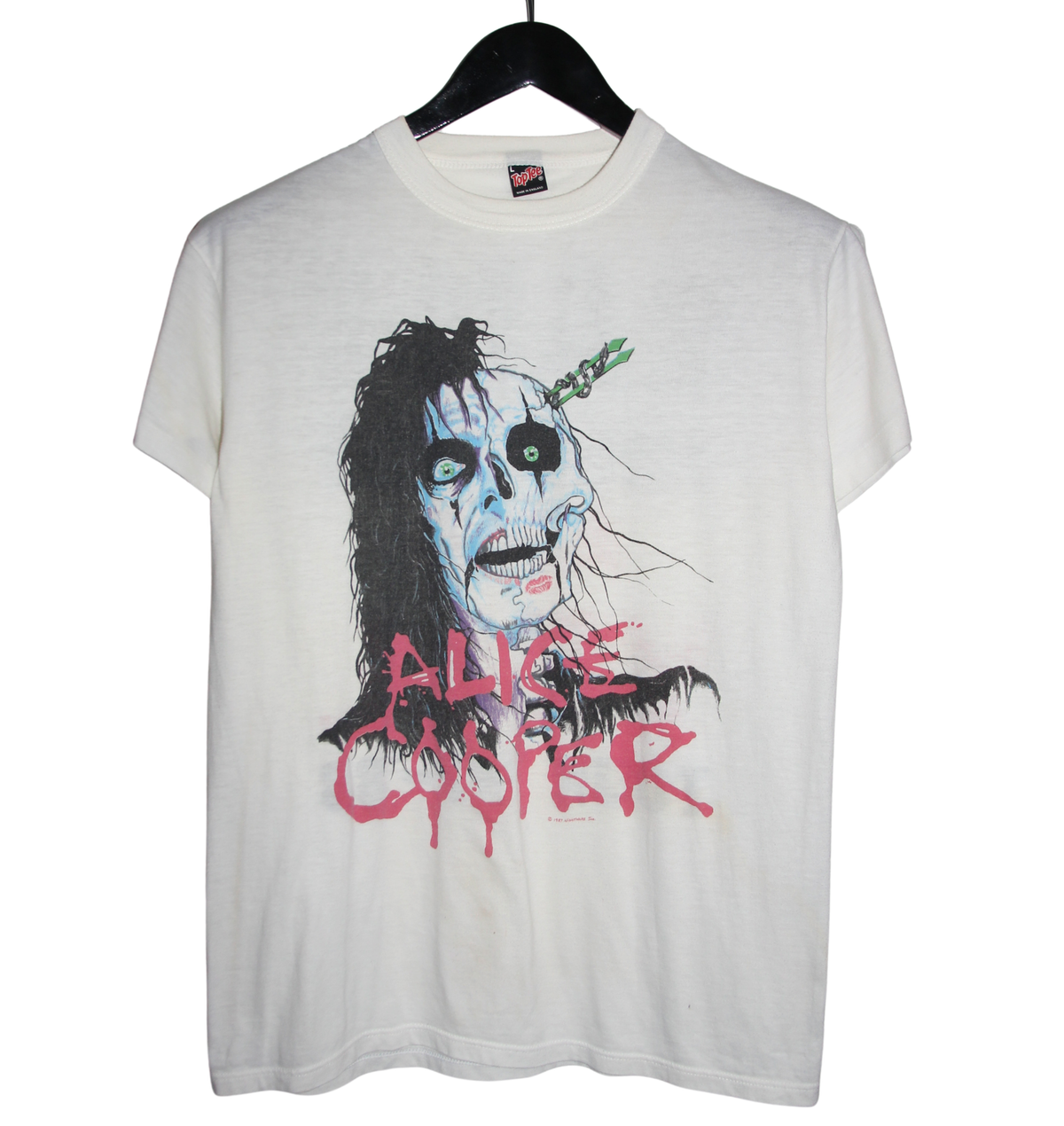 Alice Cooper 1987/88 Raise Your Fist And Yell Tour Shirt