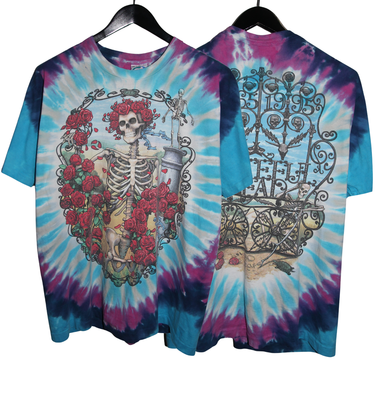 Grateful Dead 1995 30 Years Anniversary Tie Dye Shirt