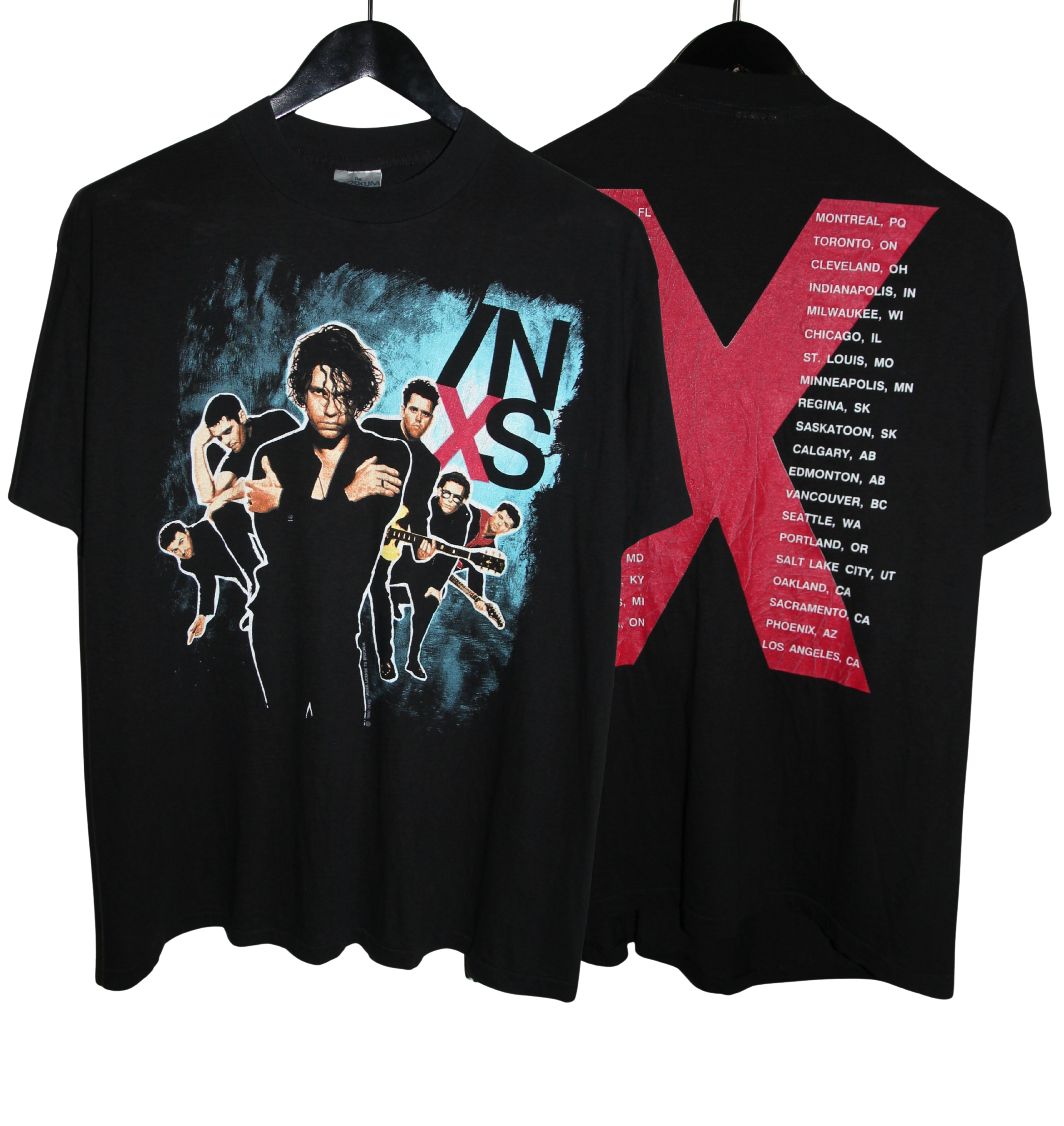 INXS 1991 The X Factor Tour Shirt