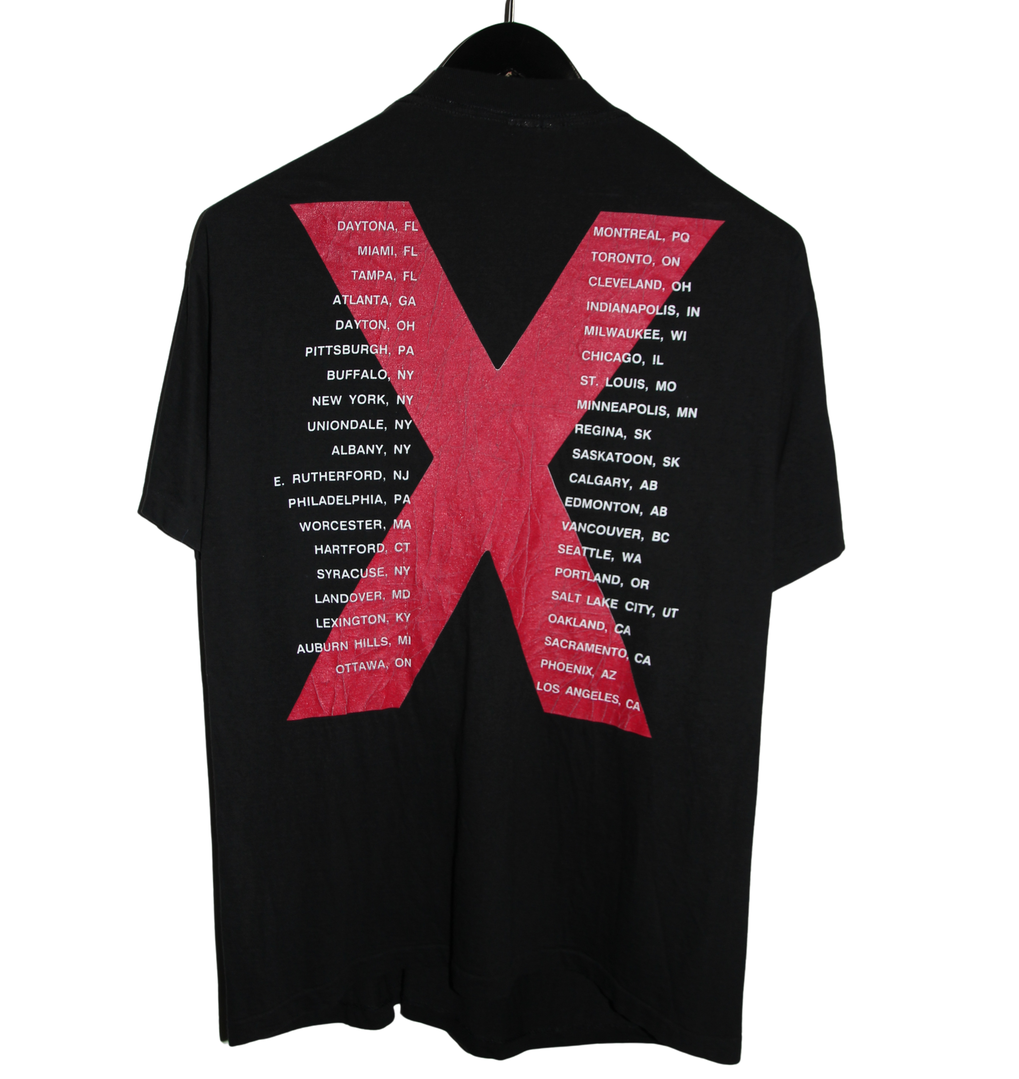 INXS 1991 The X Factor Tour Shirt