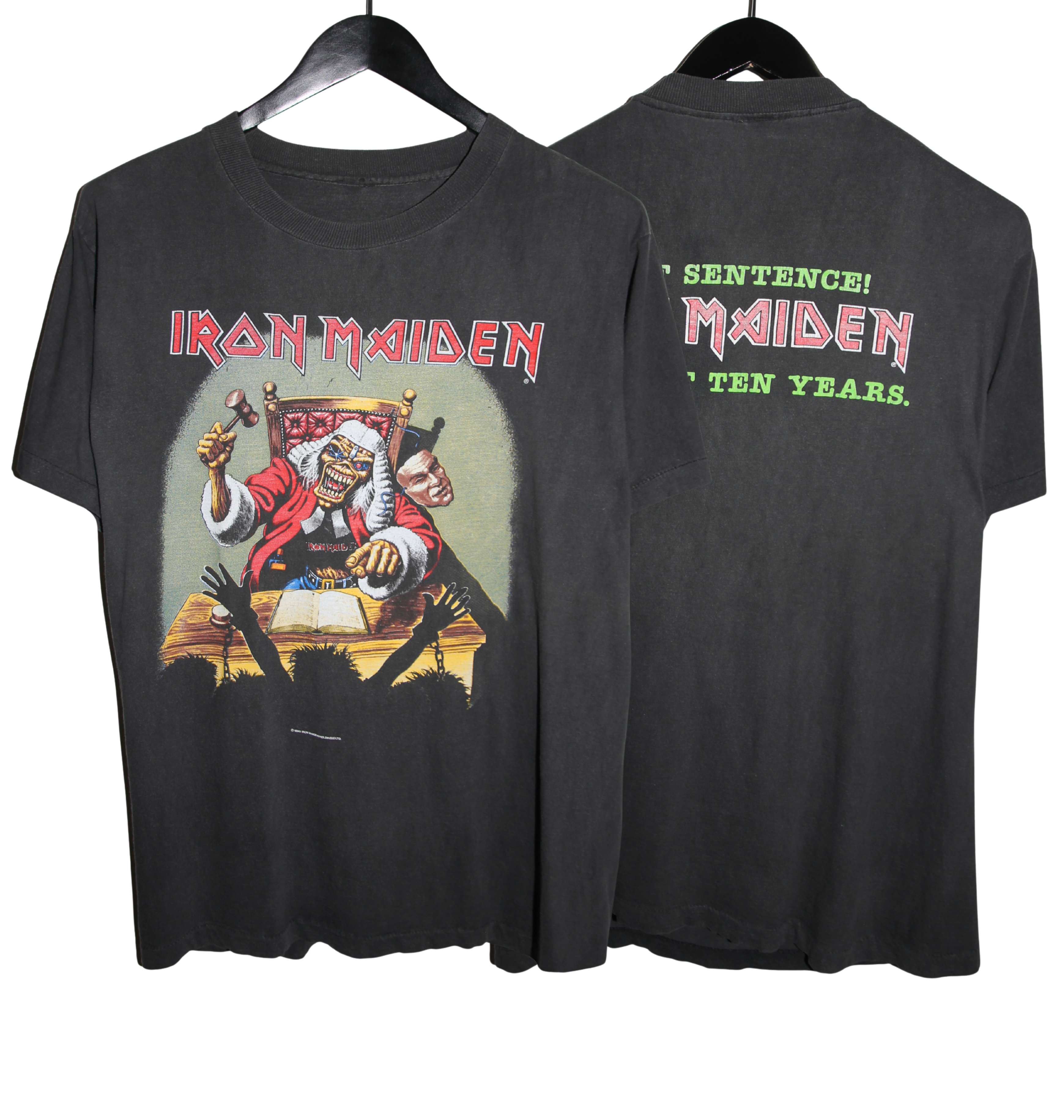 Iron Maiden 1990 Deaf Sentence Shirt