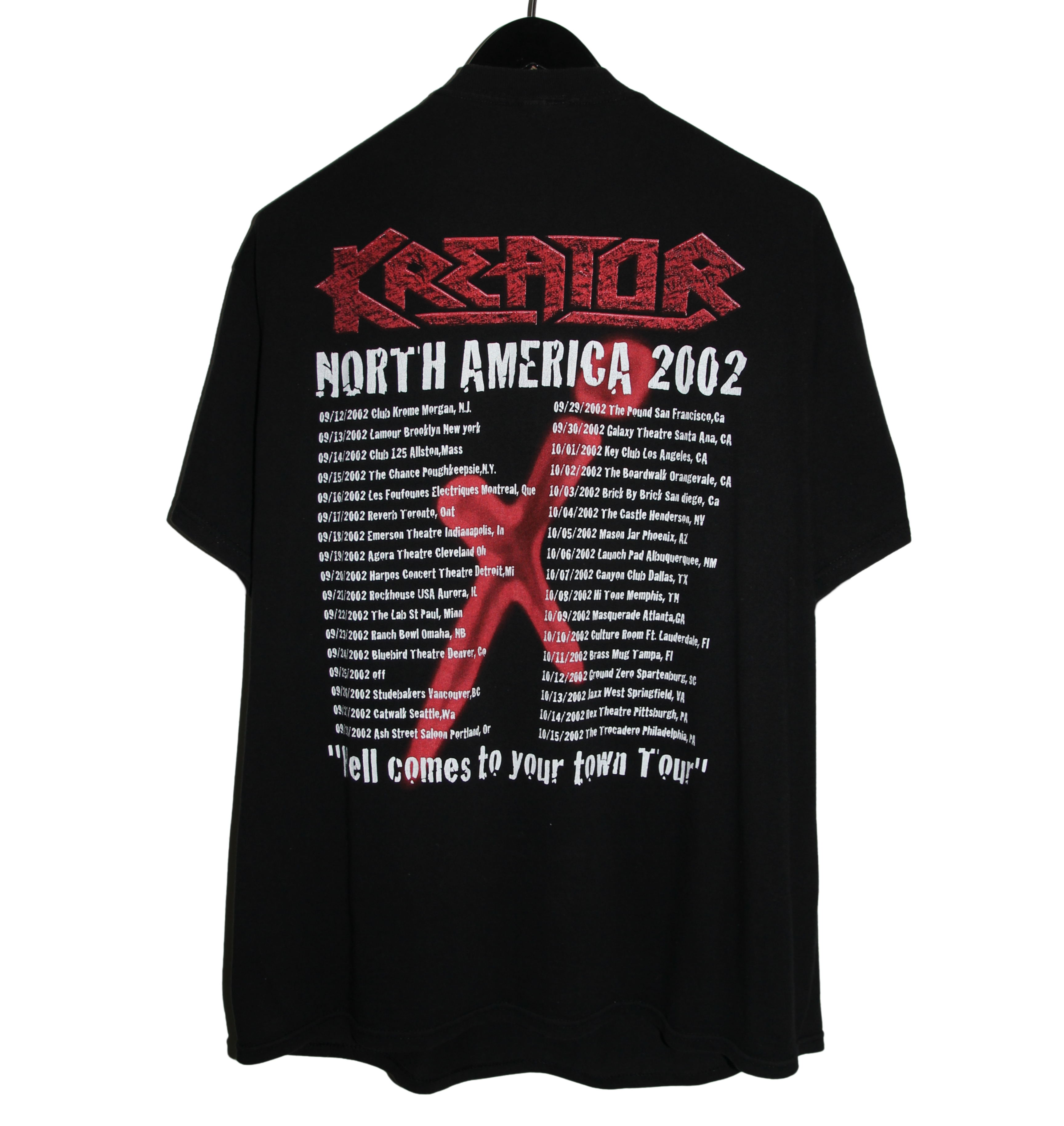 Kreator 2002 Violent Revolution Tour Shirt