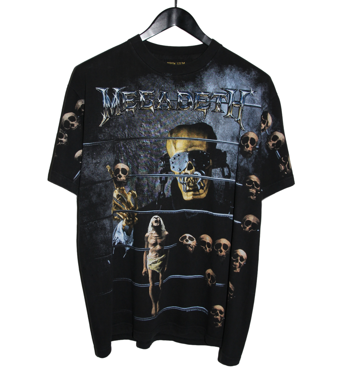 Megadeth 1992 Countdown to Extinction All Over Print Album Shirt