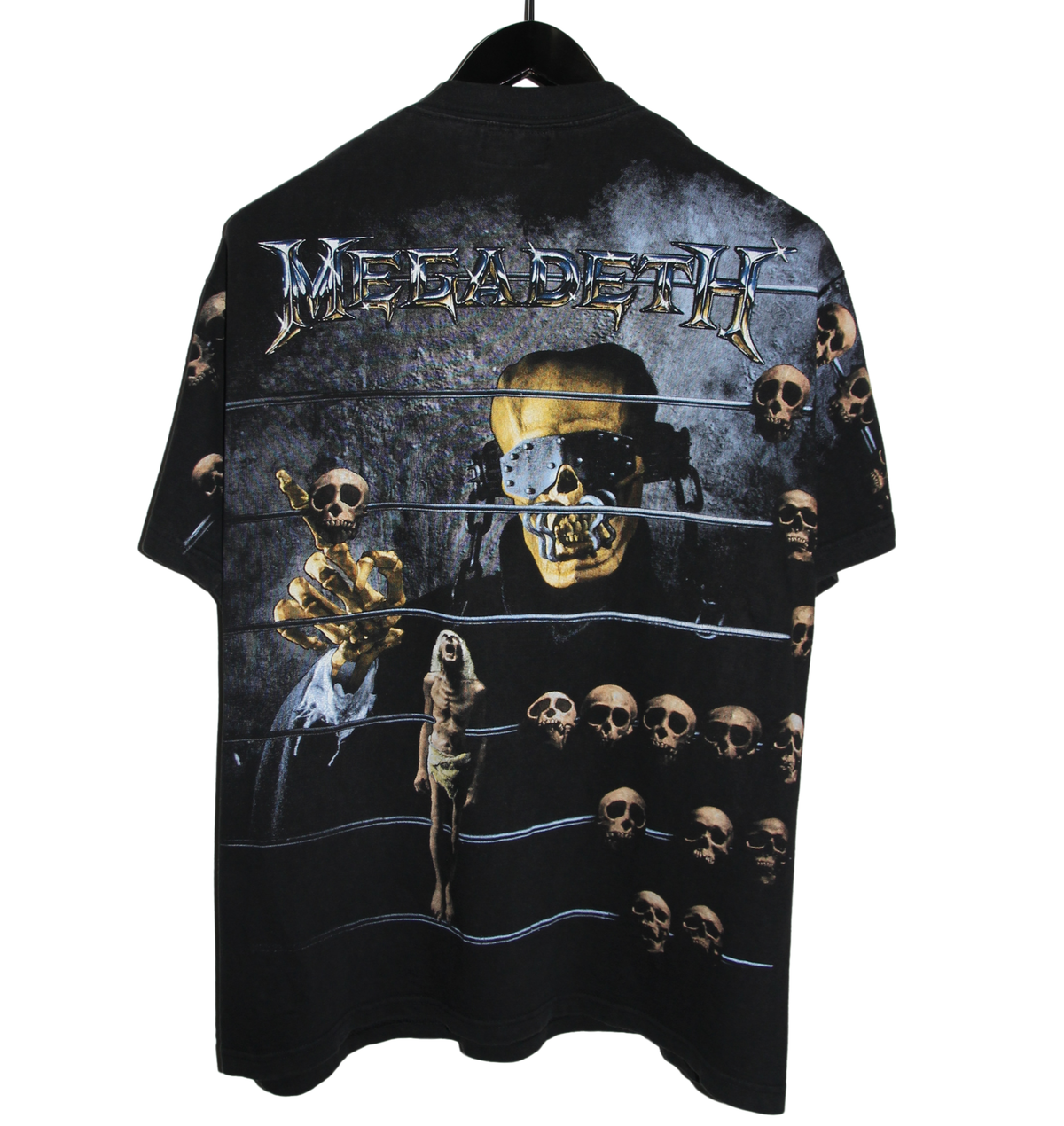 Megadeth 1992 Countdown to Extinction All Over Print Album Shirt
