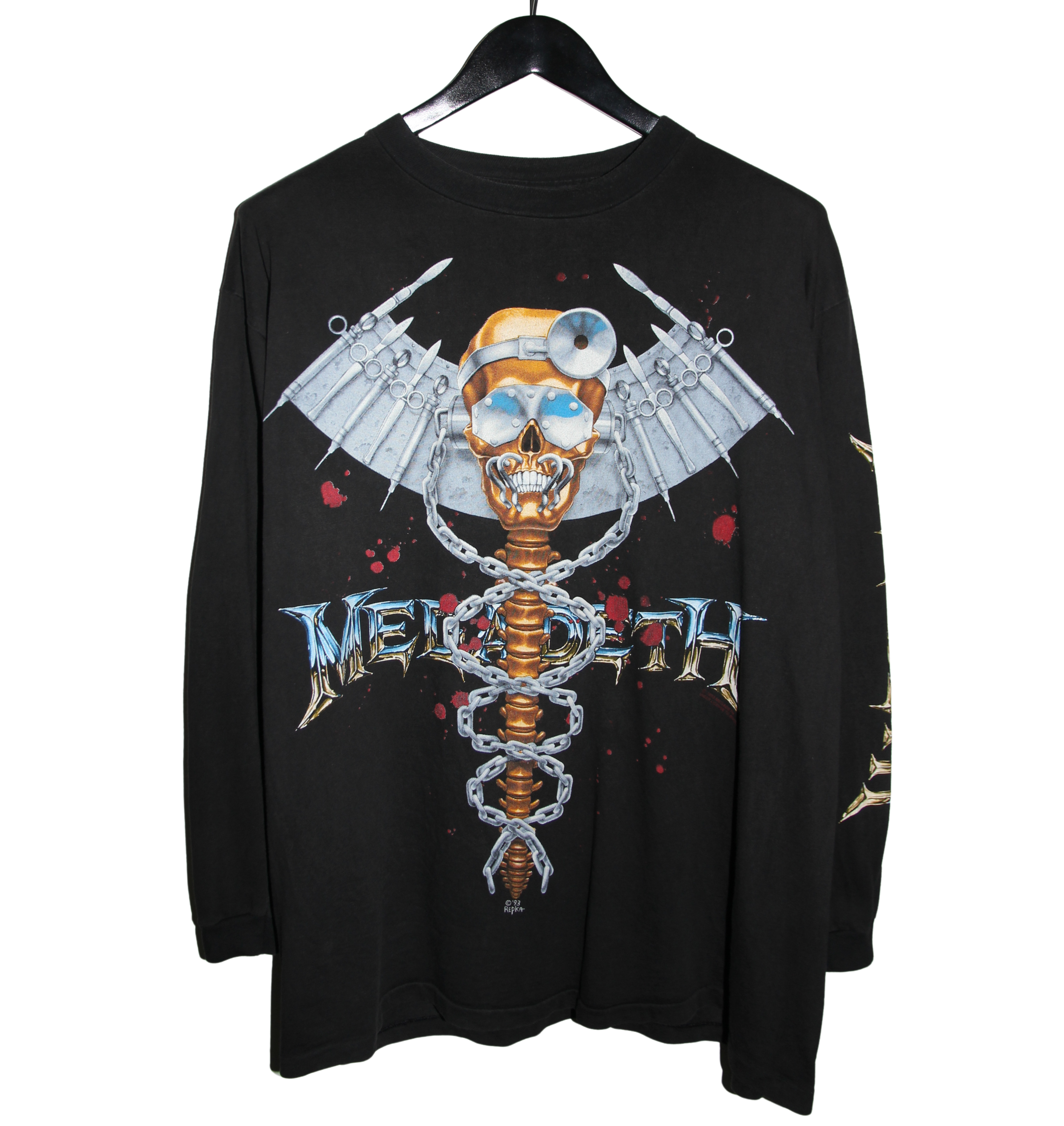 Megadeth 1993 Dr Vic Is In Long Sleeve