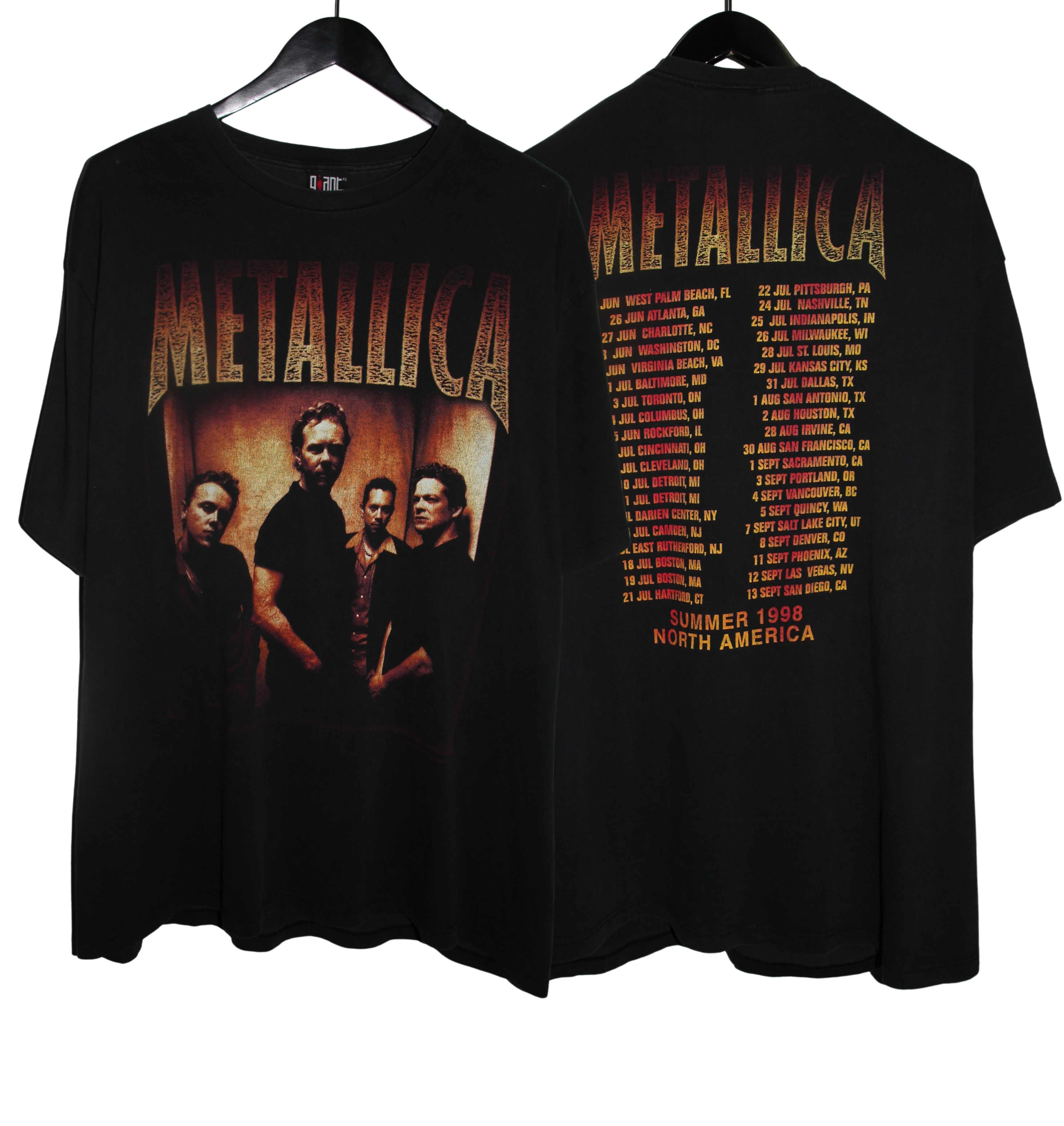 Metallica 1998 Poor Re-Touring Me Tour Shirt
