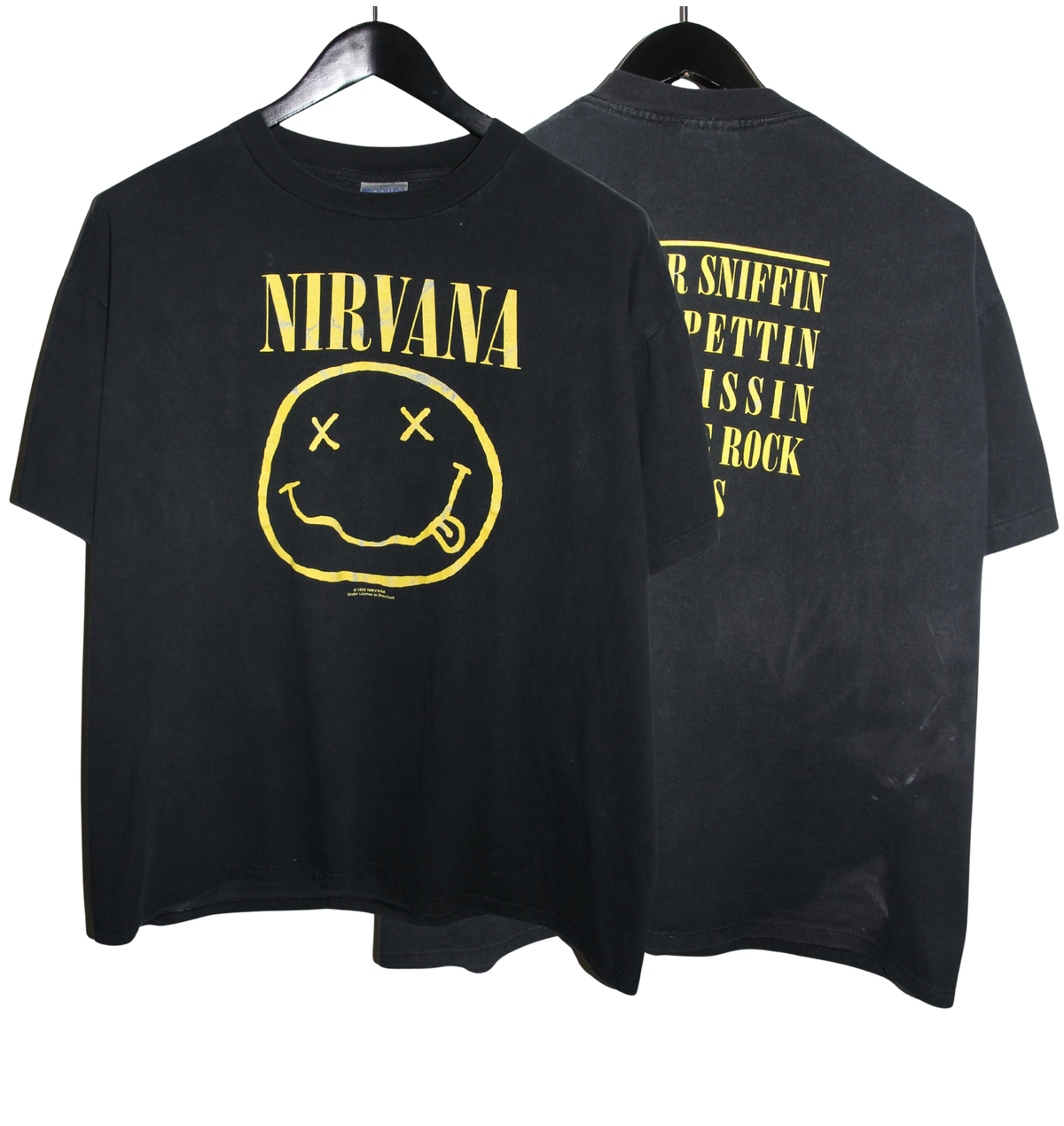 Nirvana 1992 Smiley Shirt