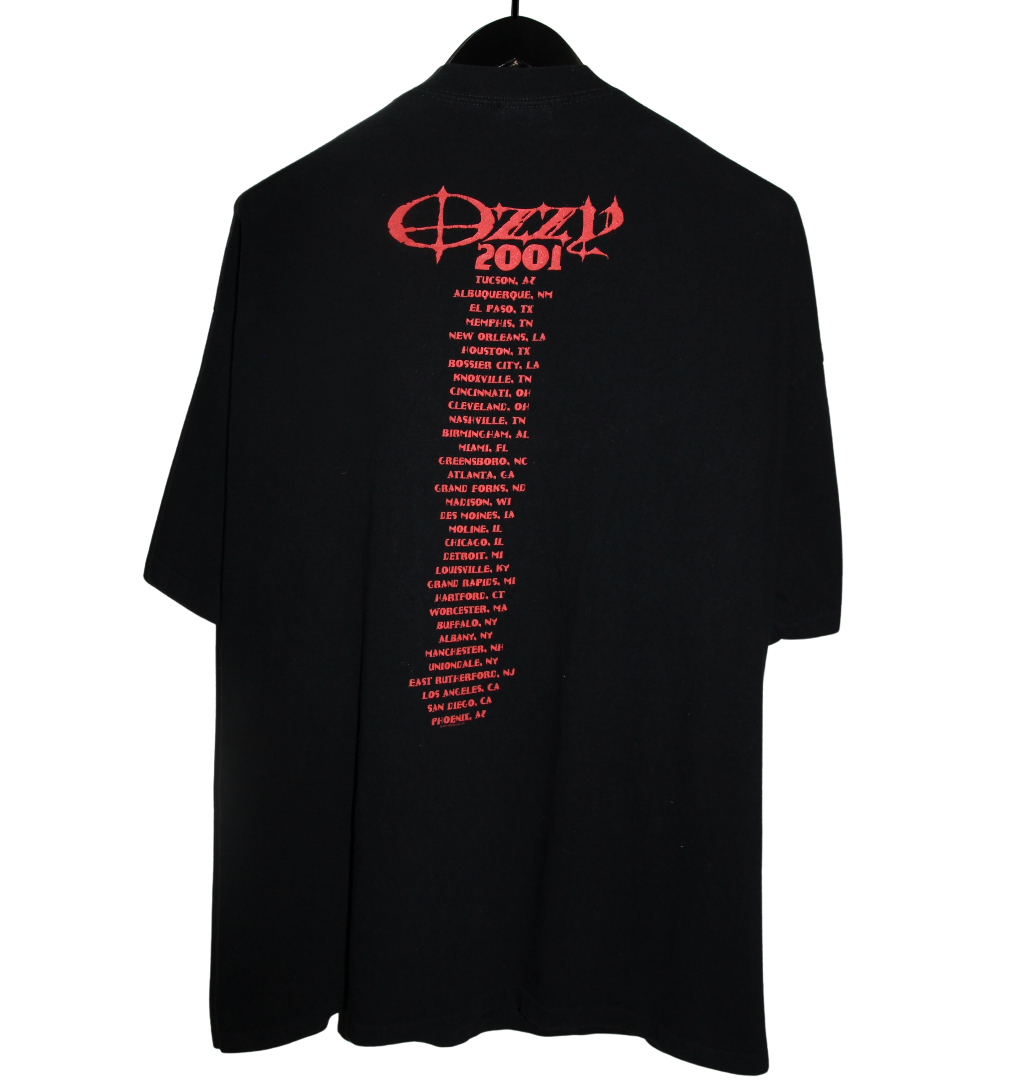 Ozzy Osbourne 2002 Crucifixion Shirt