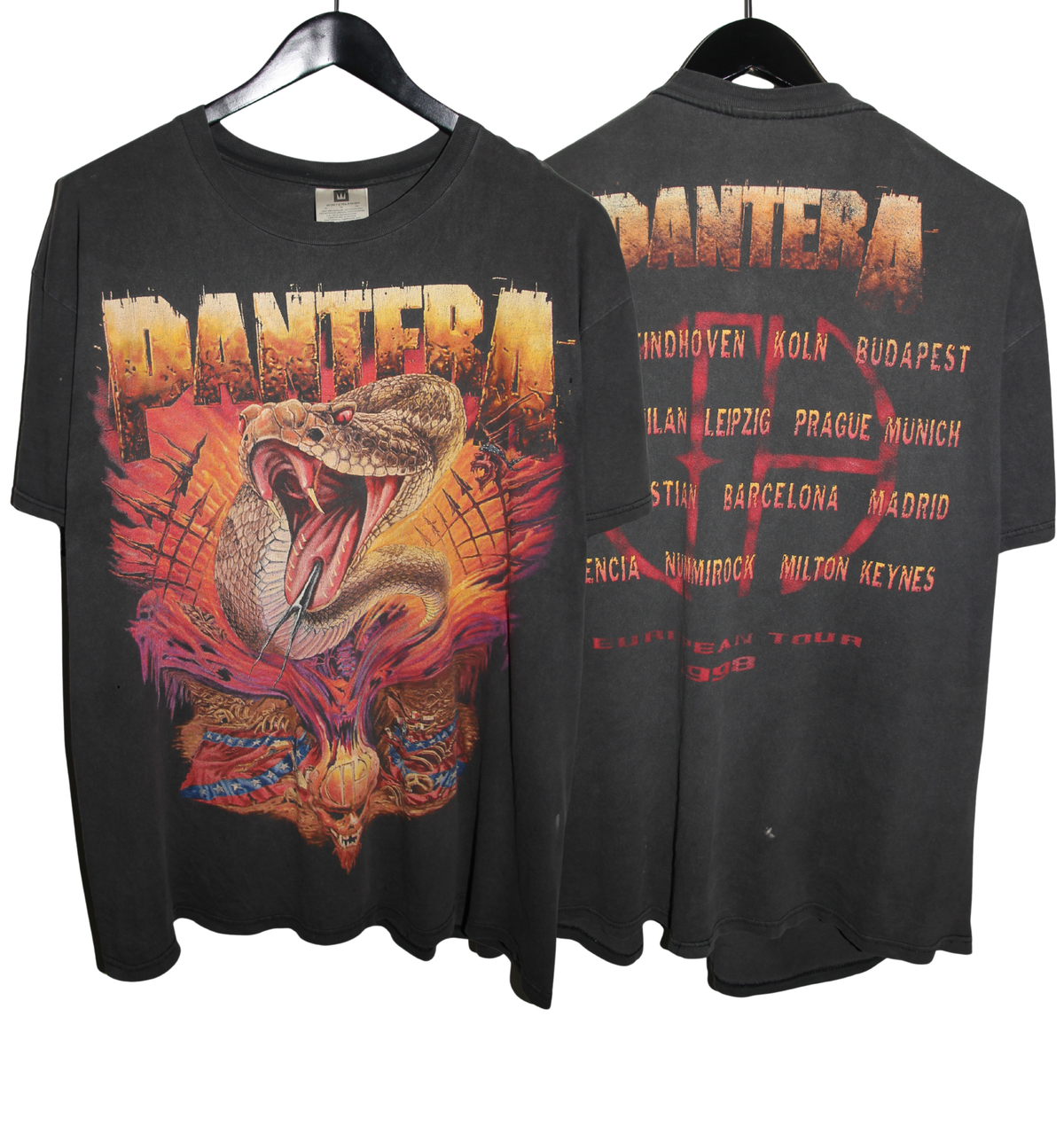 Pantera 1999 World Domination Tour Shirt