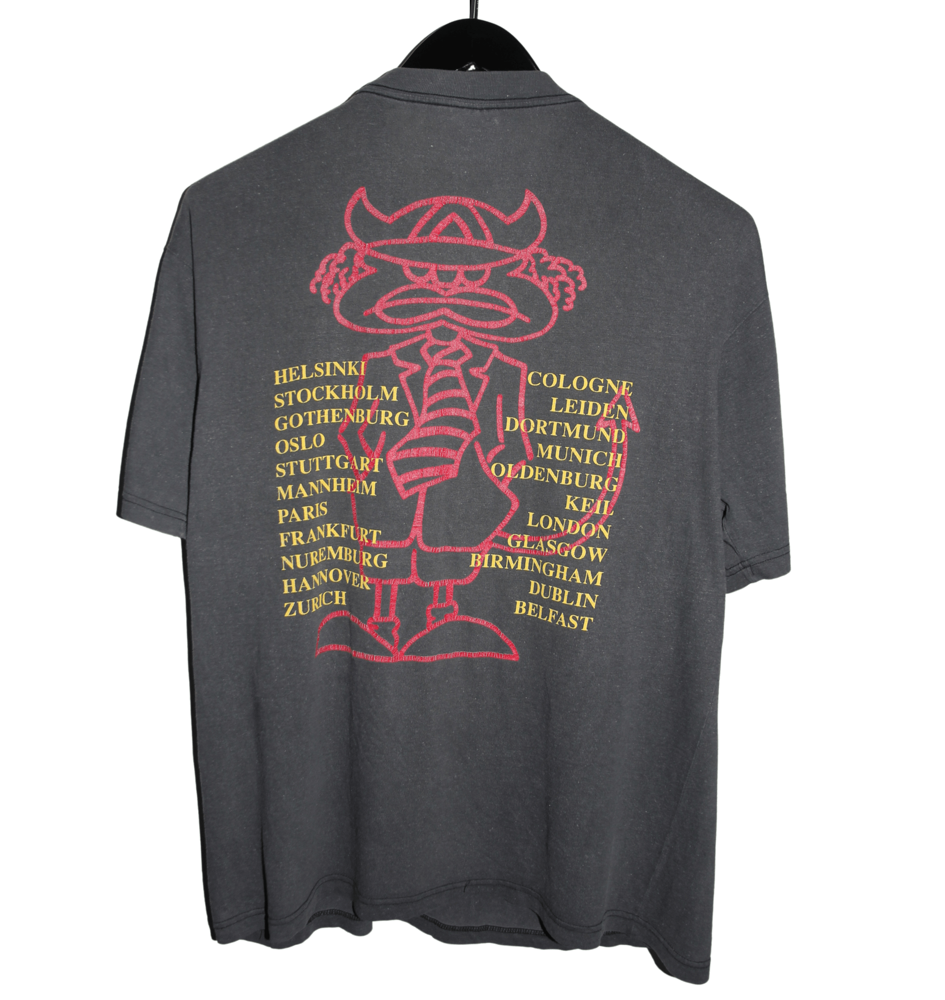 ACDC 1990 The Razors Edge Tour Shirt - Faded AU