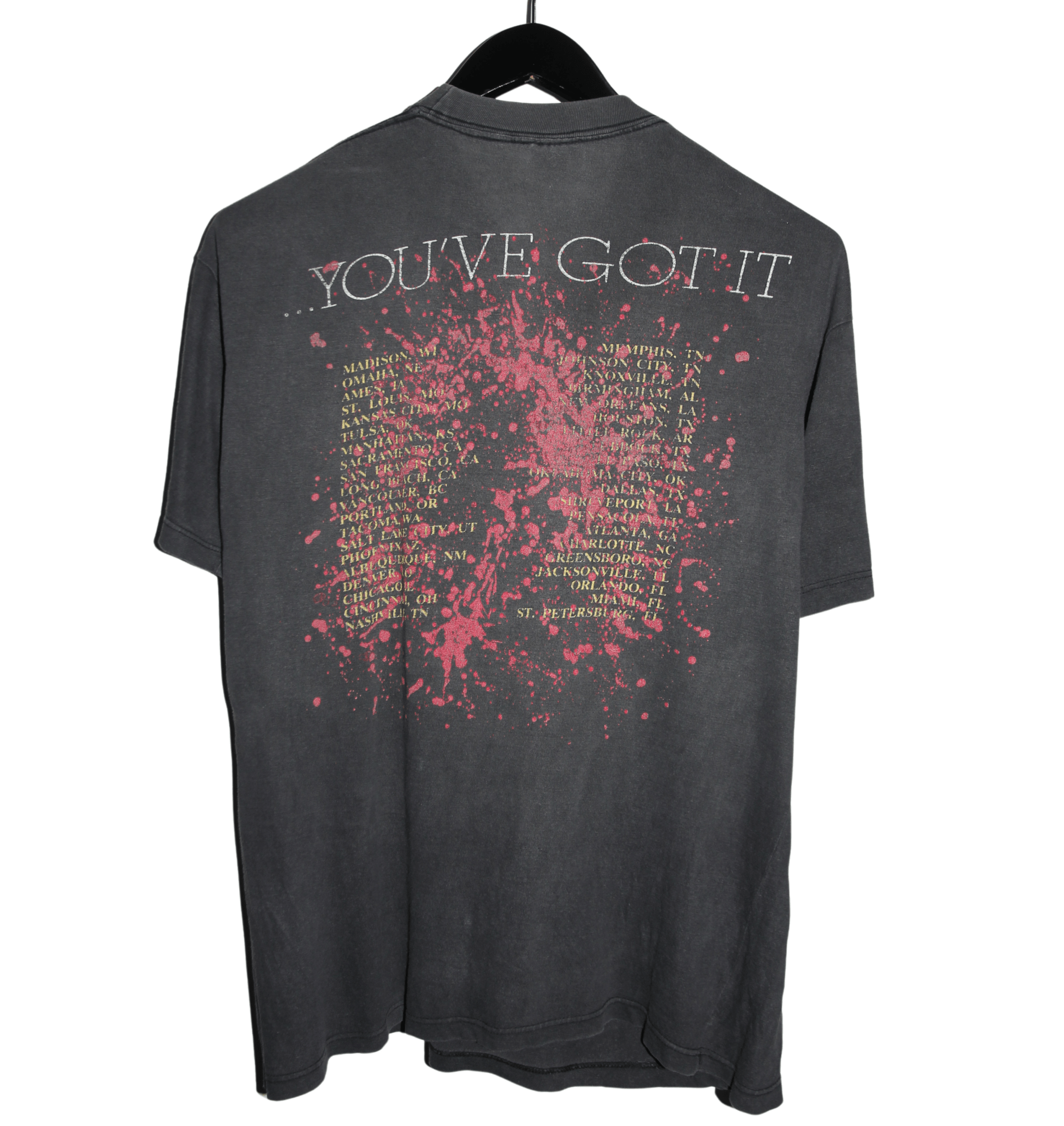 ACDC 1991 If You Want Blood Live Album Shirt - Faded AU