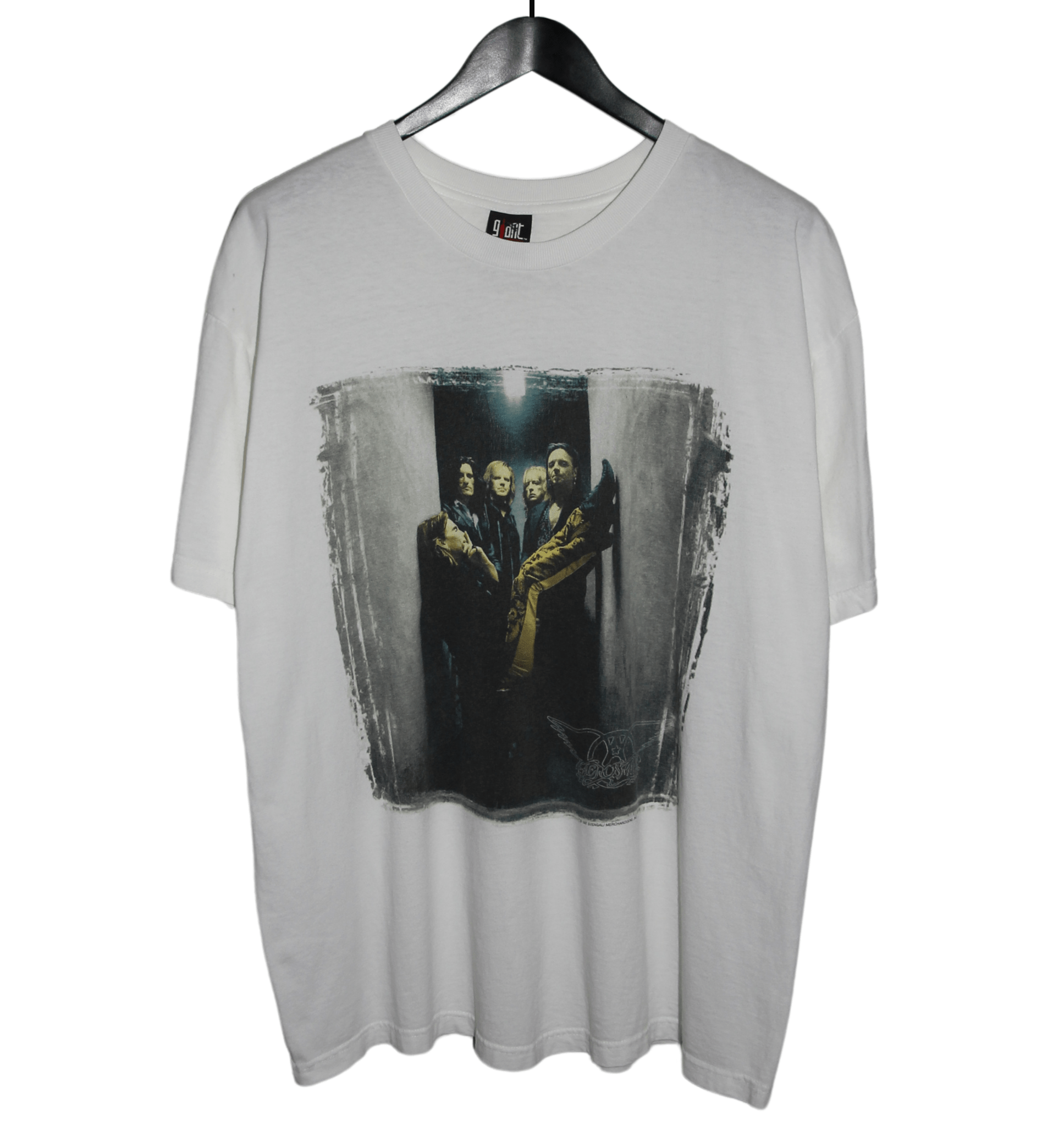 Aerosmith 1997 Nine Lives World Tour Shirt - Faded AU