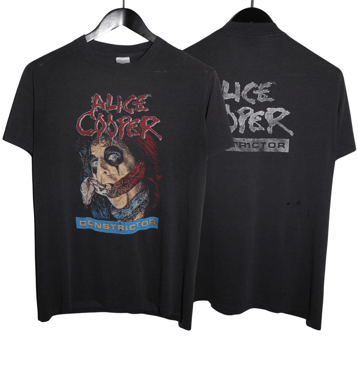 Alice Cooper 1986 Constrictor Shirt - Faded AU