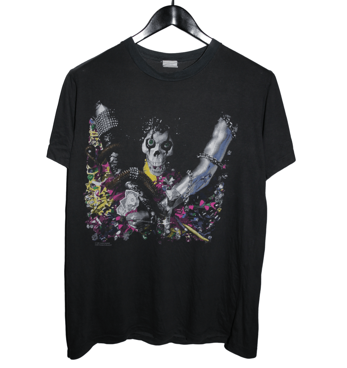 Alice Cooper 1991 Hey Stoopid Shirt - Faded AU