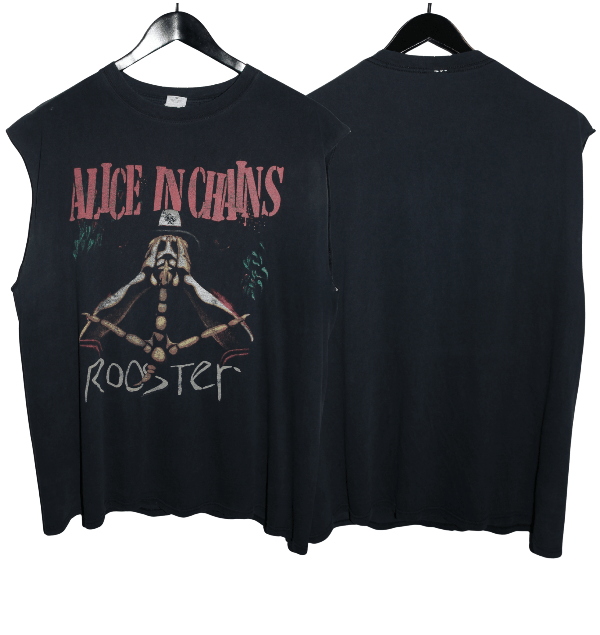 Alice In Chains 2004 Rooster Sleeveless Shirt - Faded AU