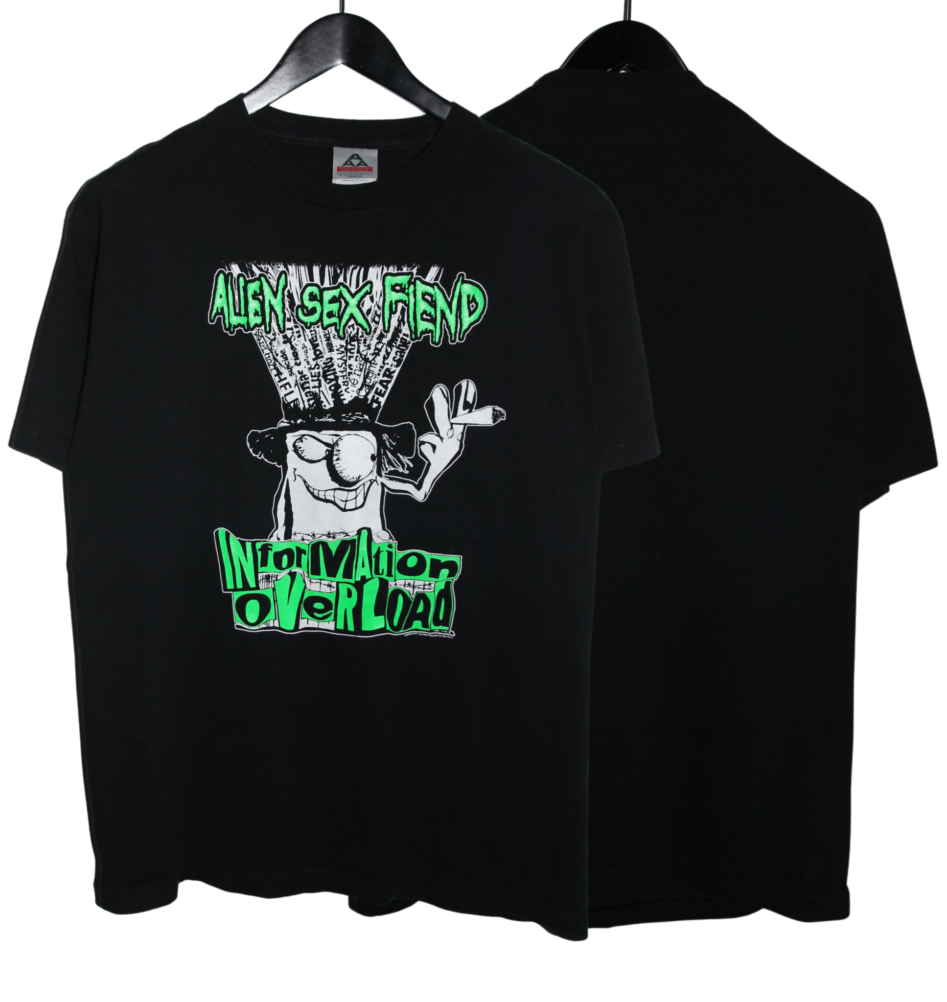 Alien Sex Fiend 2004 Information Overload Shirt - Faded AU