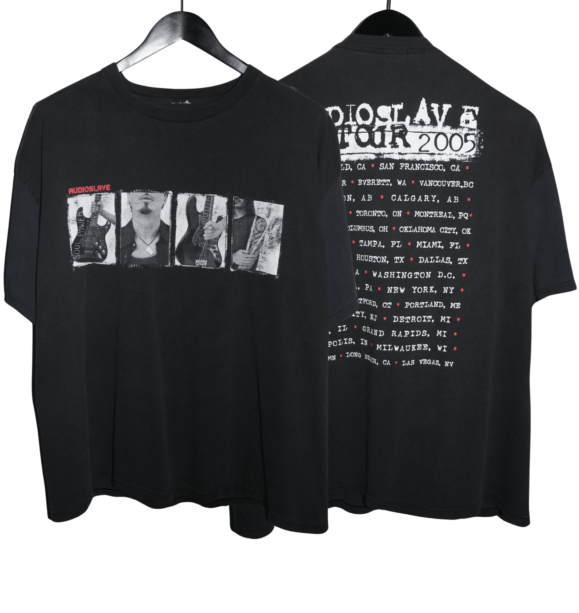 Audioslave 2005 Out of Exile Tour Tour Shirt - Faded AU