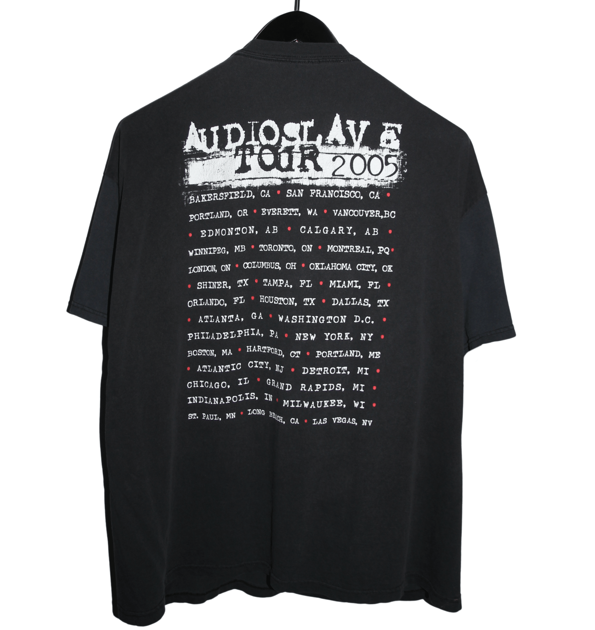 Audioslave 2005 Out of Exile Tour Tour Shirt - Faded AU