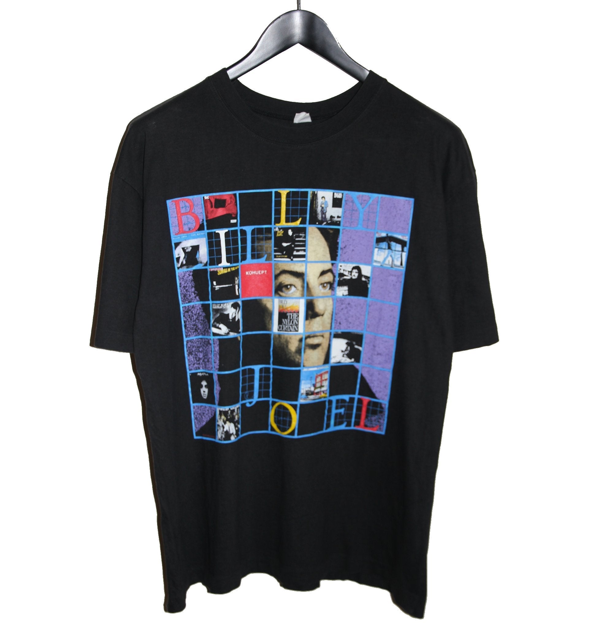 Billy Joel 1990/91 Storm Front Tour Shirt - Faded AU