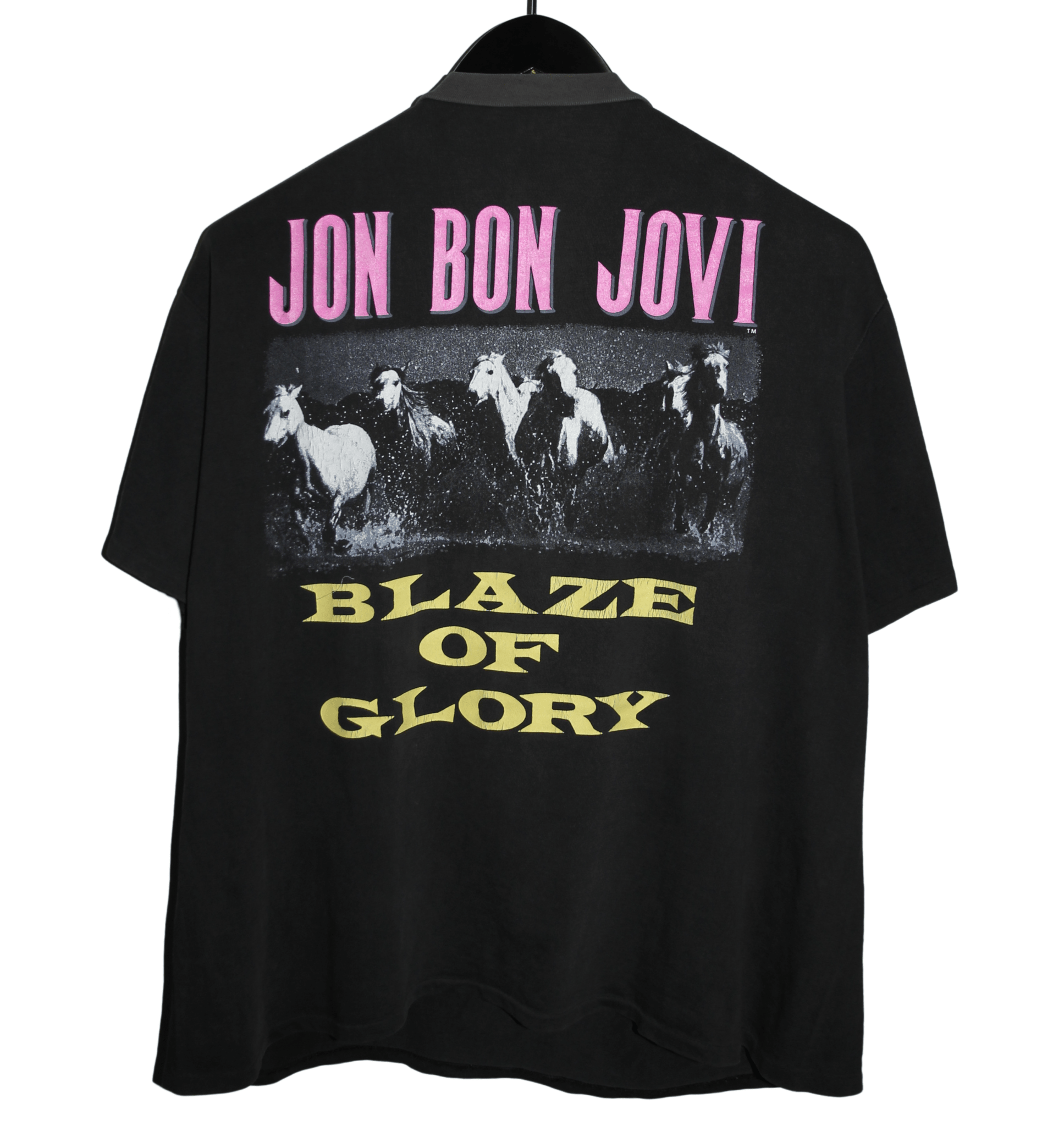 Bon Jovi 1991 Blaze of Glory Shirt - Faded AU
