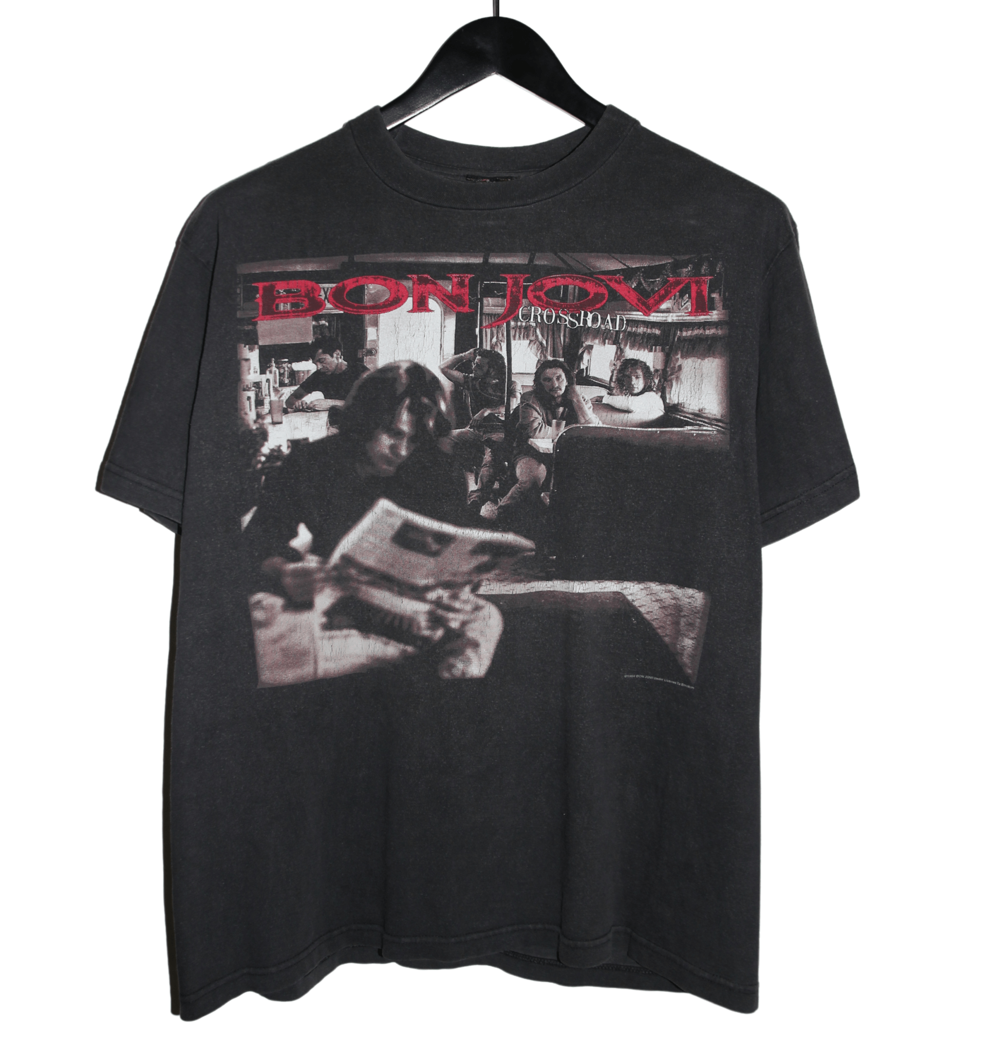 Bon Jovi 1995 Crossroads Tour Shirt - Faded AU