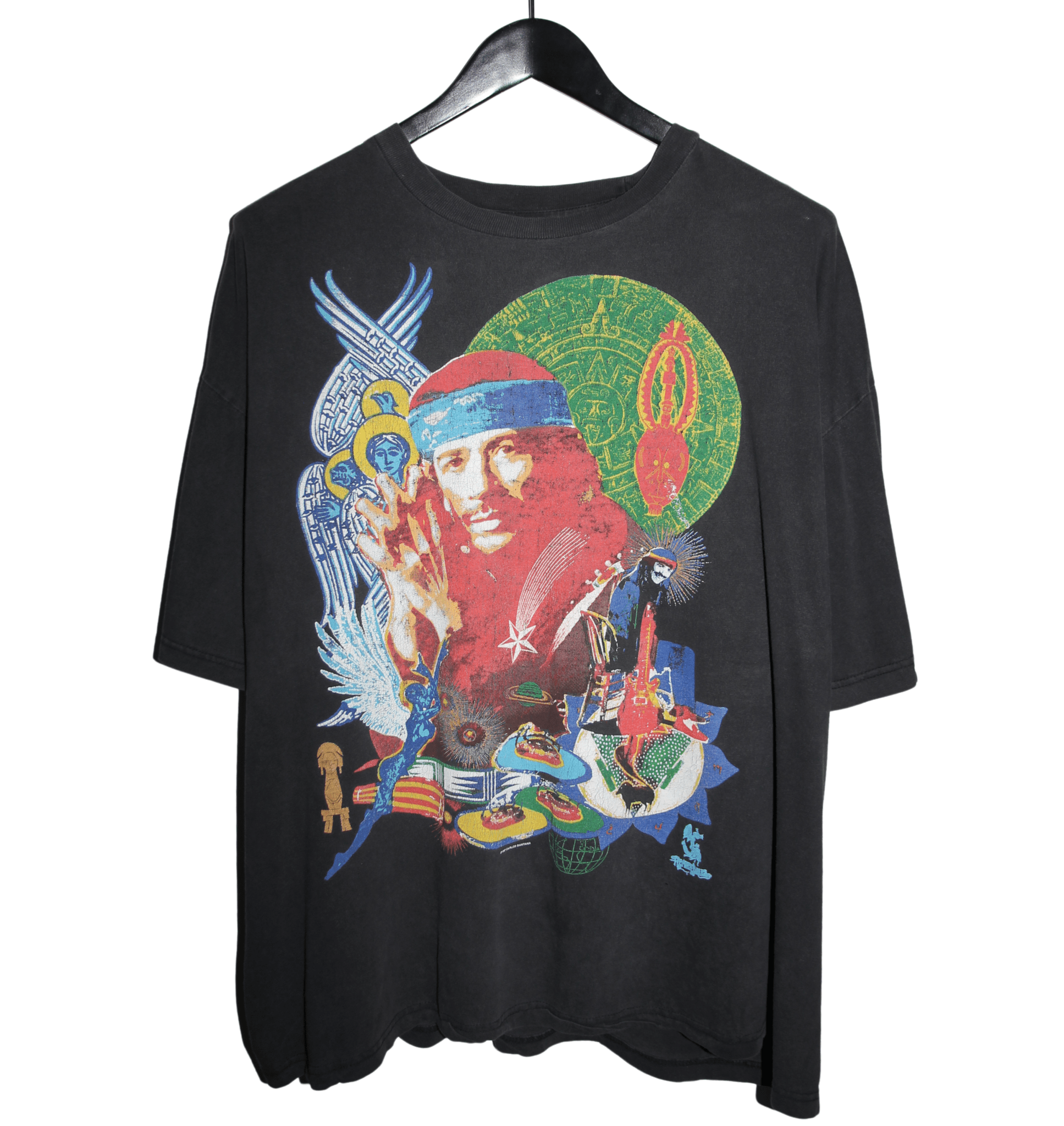 Carlos Santana 1997 Heaven Smiles Shirt - Faded AU