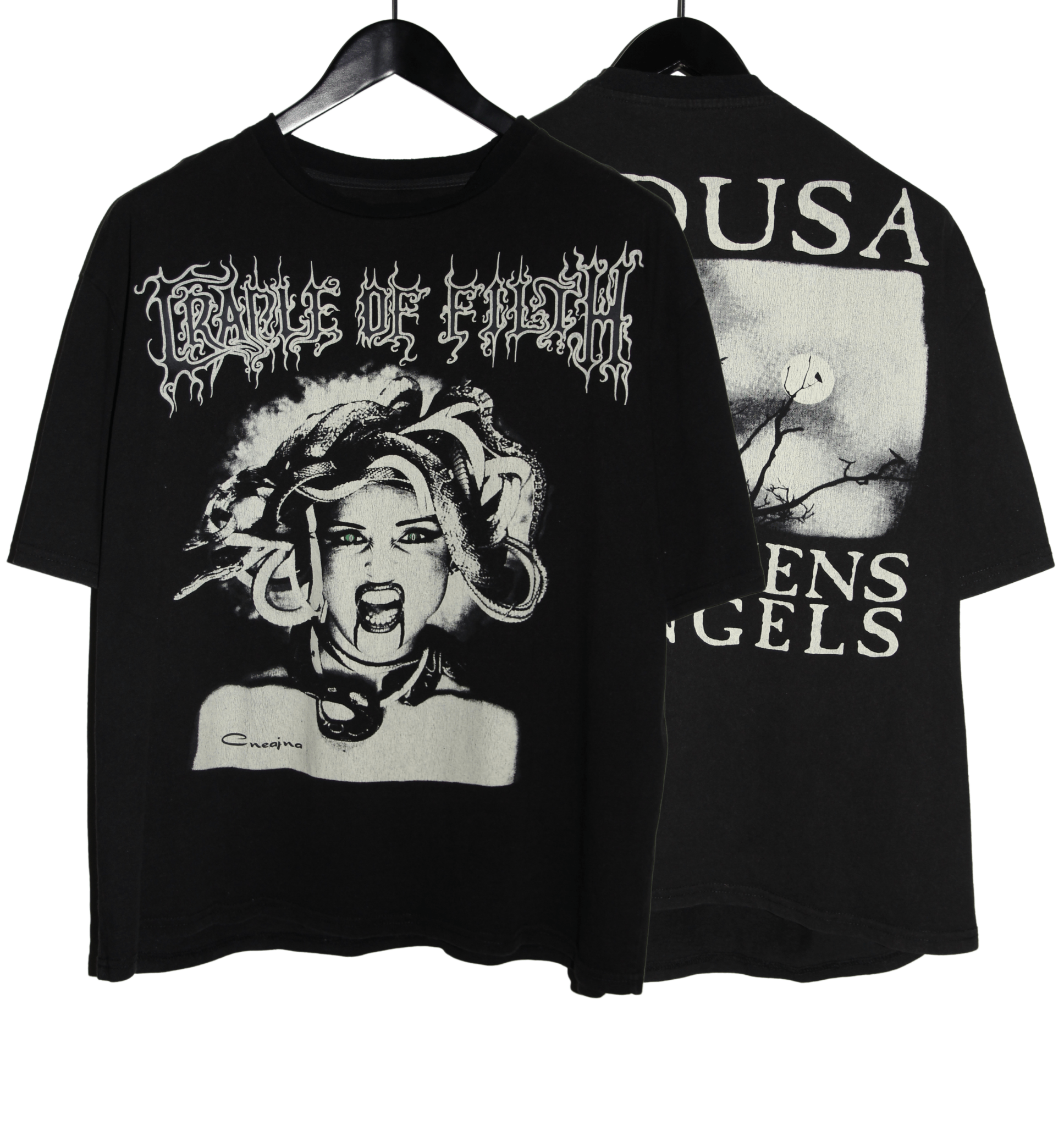 Cradle of Filth 1995 Sedusa Shirt - Faded AU