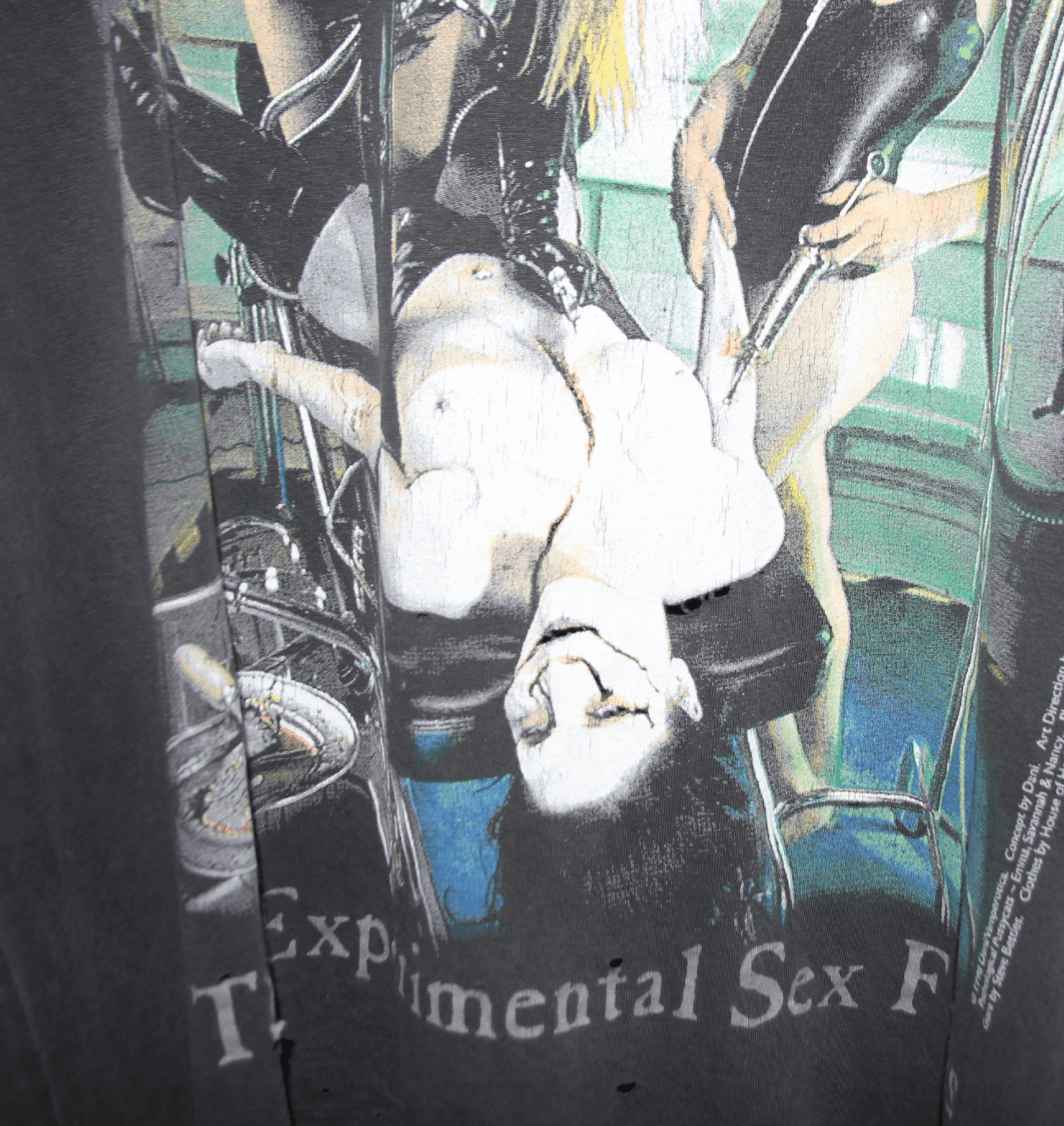 Cradle of Filth 1998 The Experimental Sex Files Shirt - Faded AU