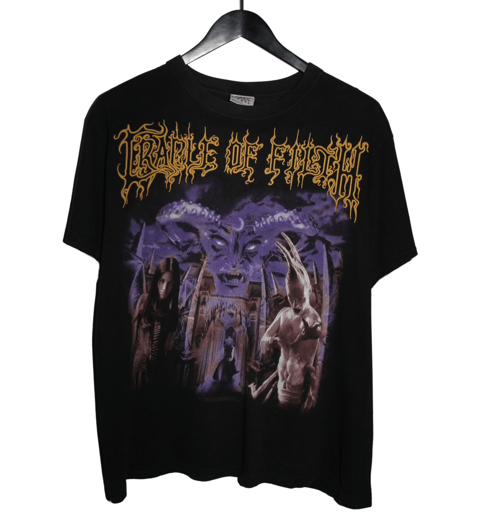 Cradle of Filth 2000 Tortured Soul Asylum Shirt - Faded AU