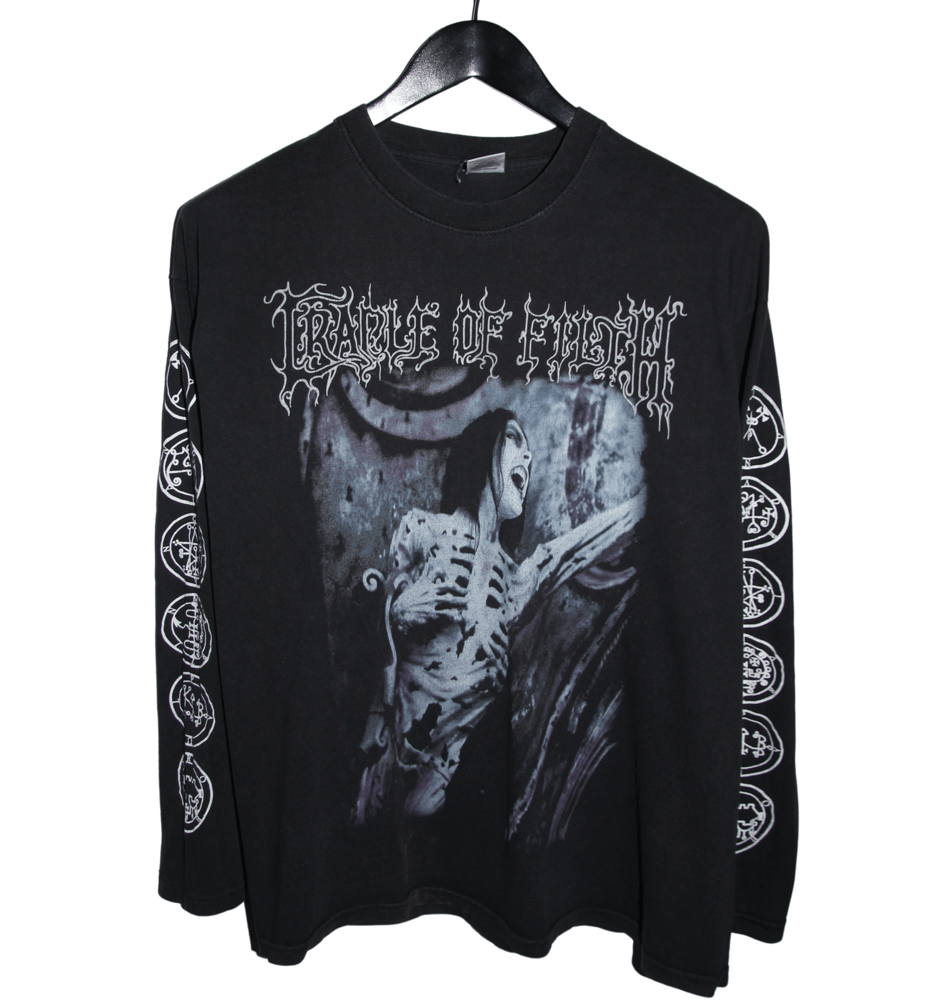 Cradle of Filth 2000 Total Fucking Darkness Long Sleeve - Faded AU