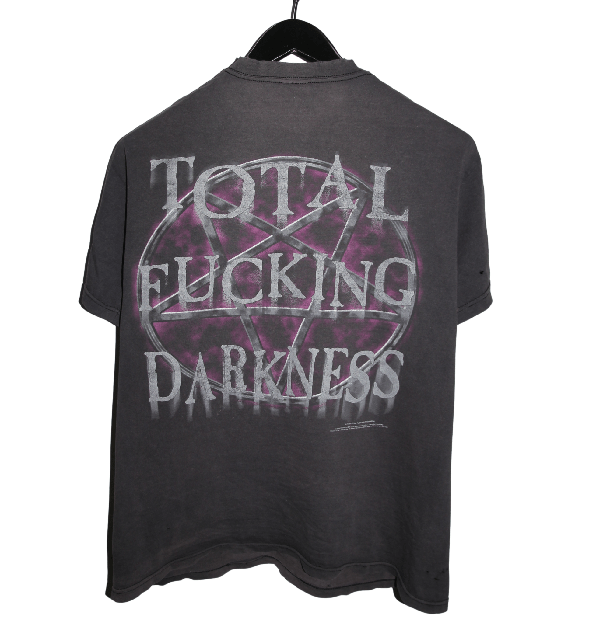 Cradle of Filth 2000 Total Fucking Darkness Shirt - Faded AU